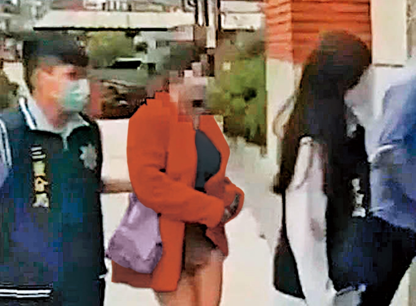 Ｗ女遭襲胸、毆打，還被警方移送法辦，最後想不開跳樓輕生。（翻攝畫面，當事人已變裝處理）