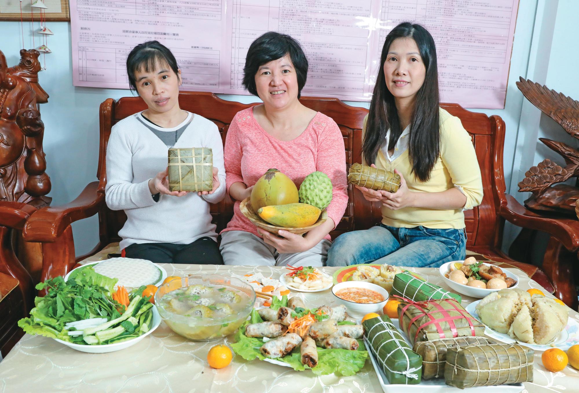 林桂金與姊妹們的越南料理,因應台灣當地的口味而有所調整。