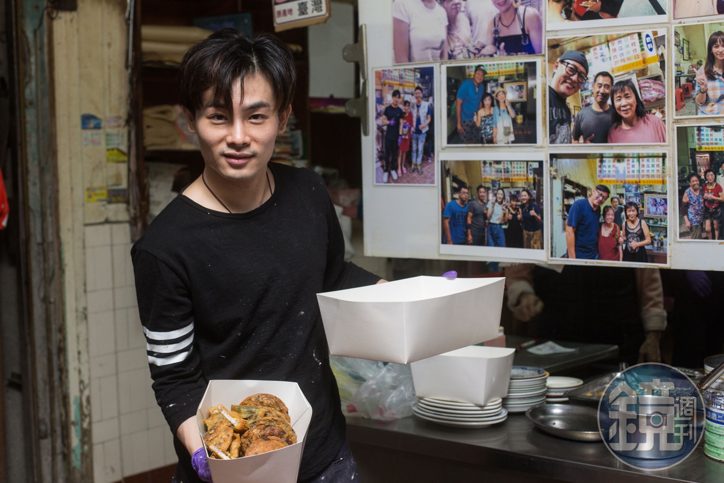 過往店裡大宗訂單都是用新鞋盒裝，許凱綸考量衛生因素，接班後改為專業打菜盒。