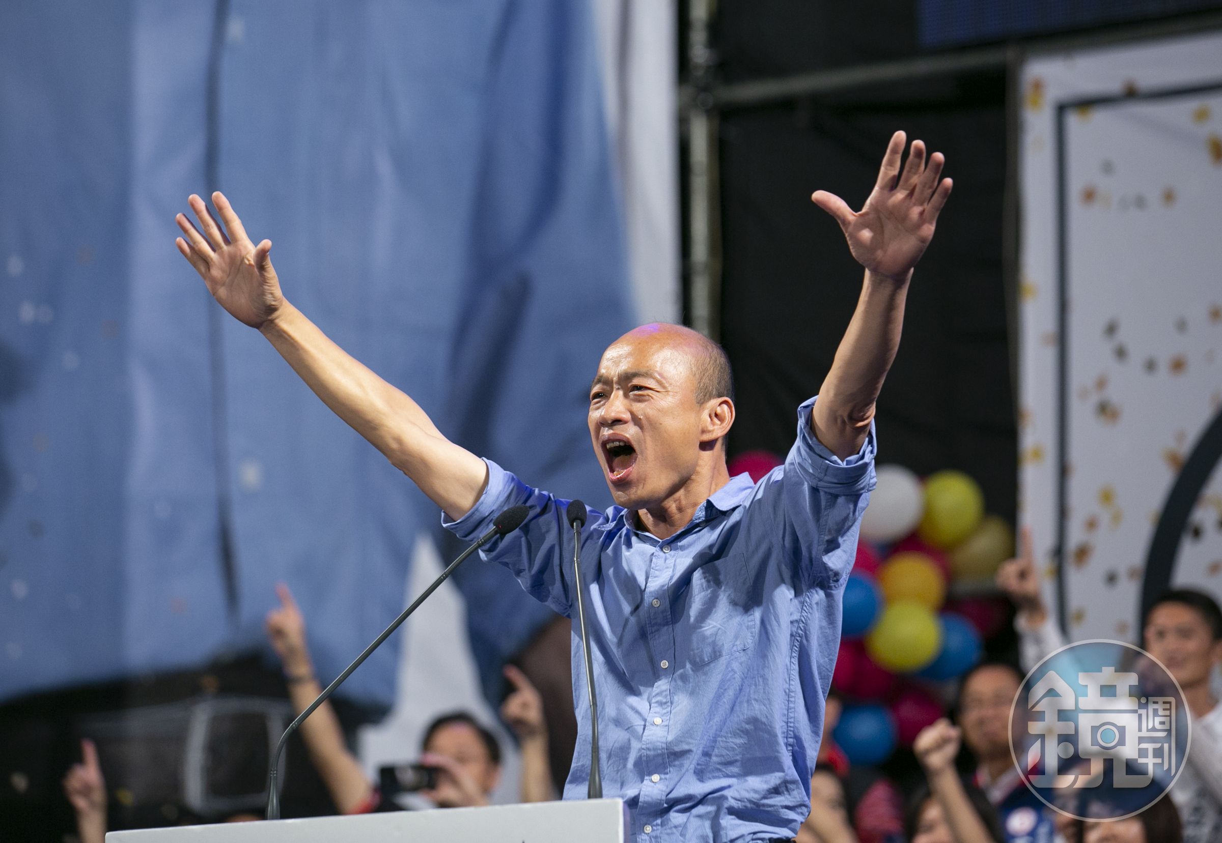 韓國瑜透露，絕對不會選2022，同時也撇清並無「朱下韓上」一事。（本刊資料照）