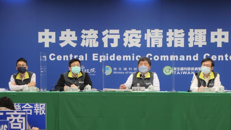 指揮中心證實今晚間新增2確診個案，待明日統一說明。（指揮中心提供）