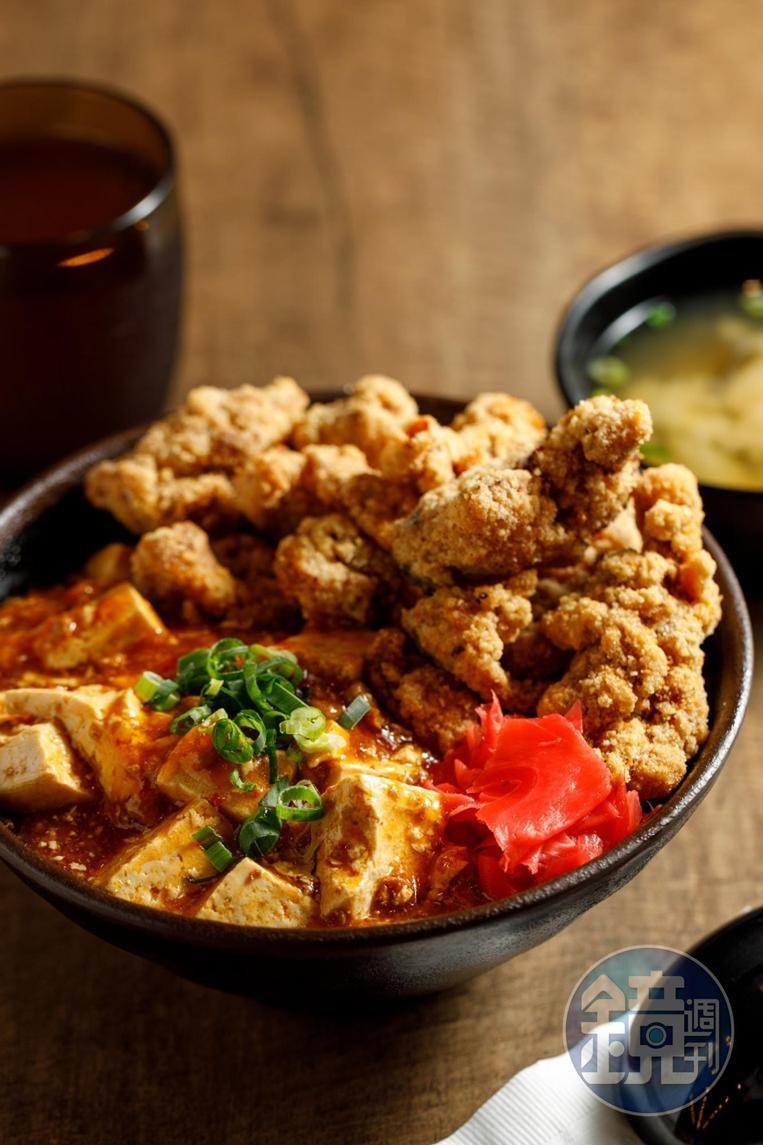 「 麻婆炸雞丼飯」是整個商場最受旅客喜愛的餐點。（179元／份）