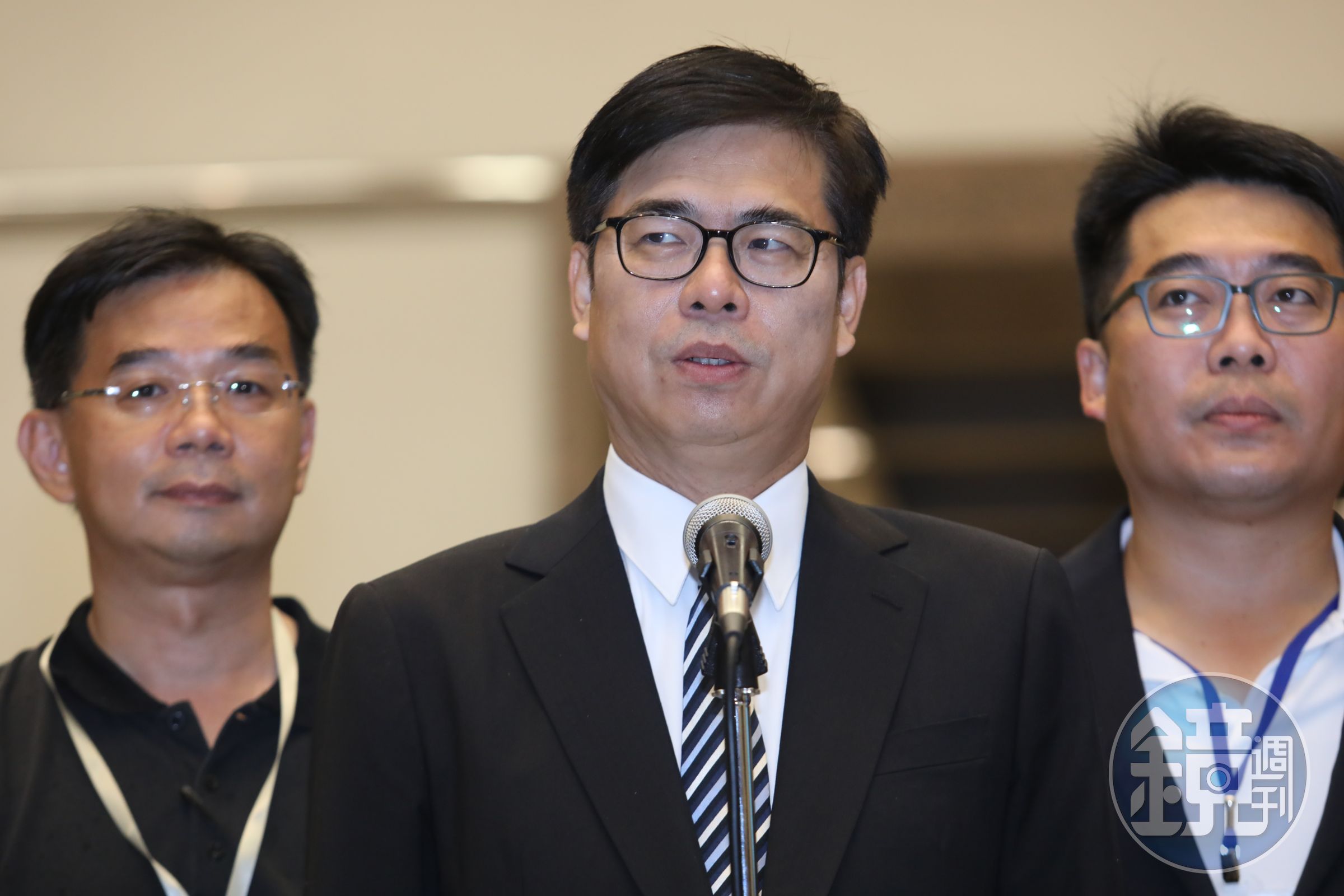 陳其邁下午說明高雄疫情狀況。（本刊資料照）