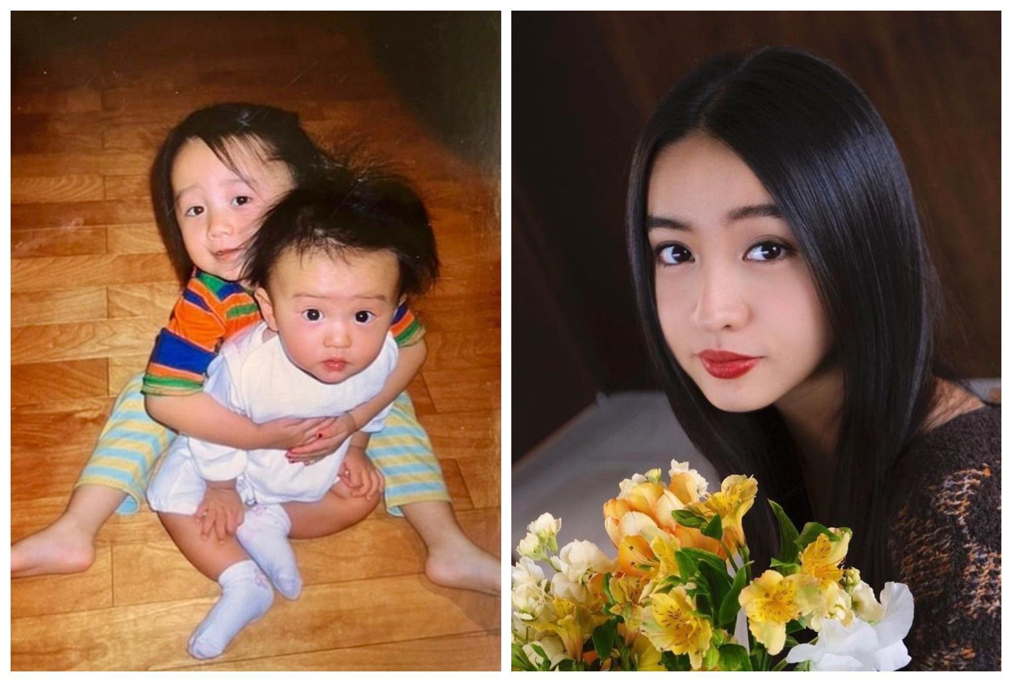 光希(右圖)今過19歲生日,姊姊心美曬出童年照慶生。(翻攝光希、心美IG)