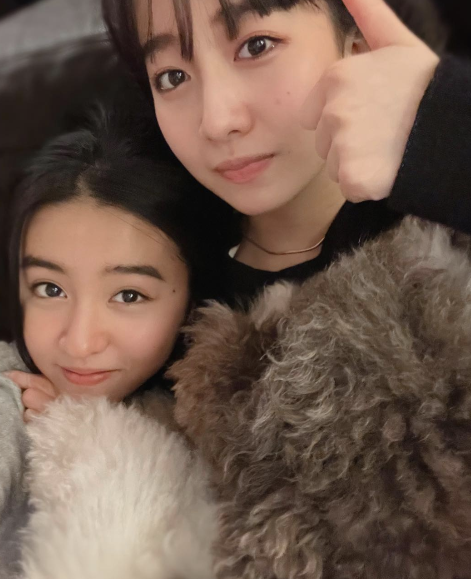 光希(左)和心美感情好。(翻攝cocomi_553_official IG)