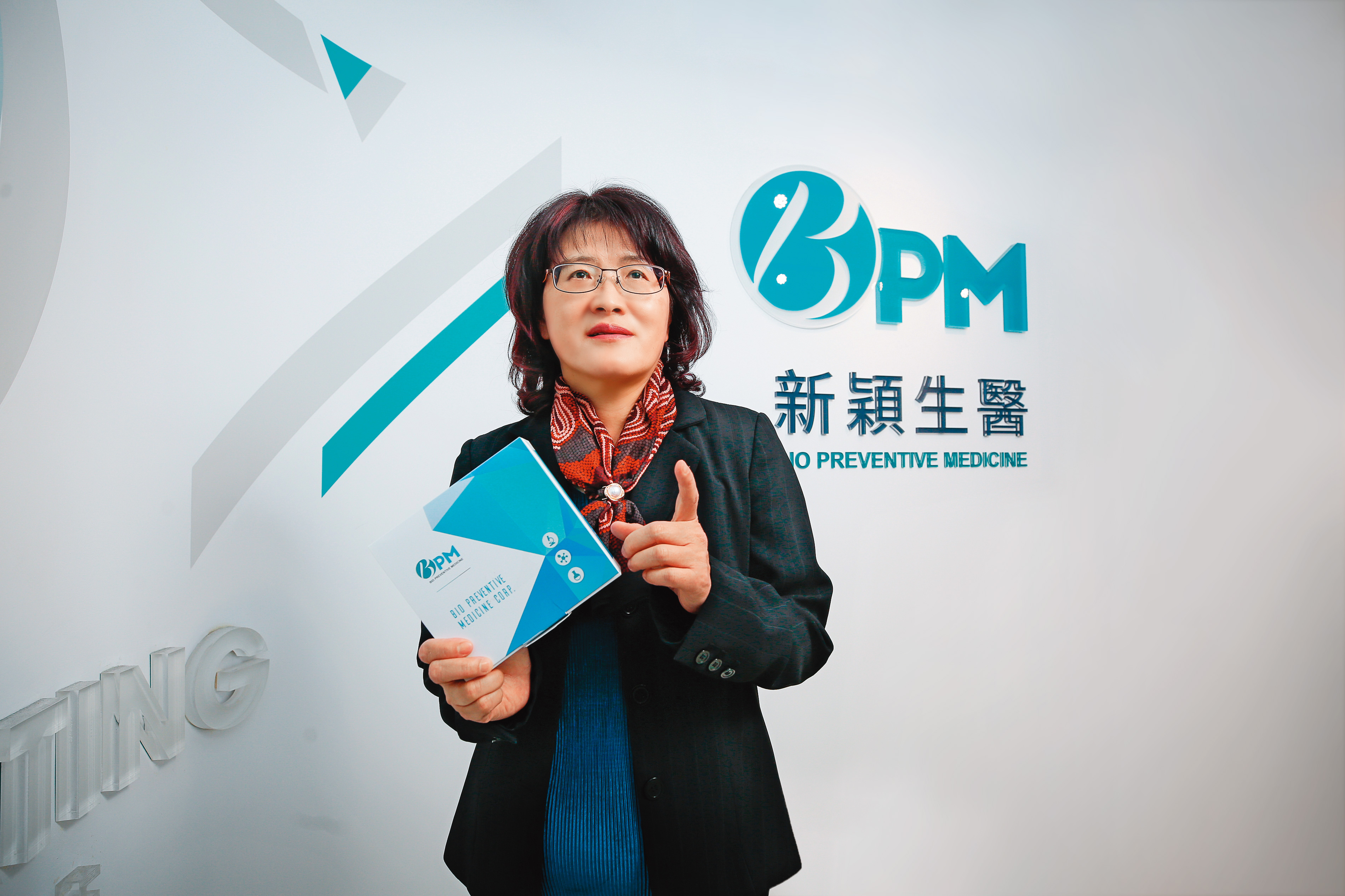 新穎被列為全球腎病生物標記市場前20大指標性公司之一。（圖為新穎總經理 曾錙翎）