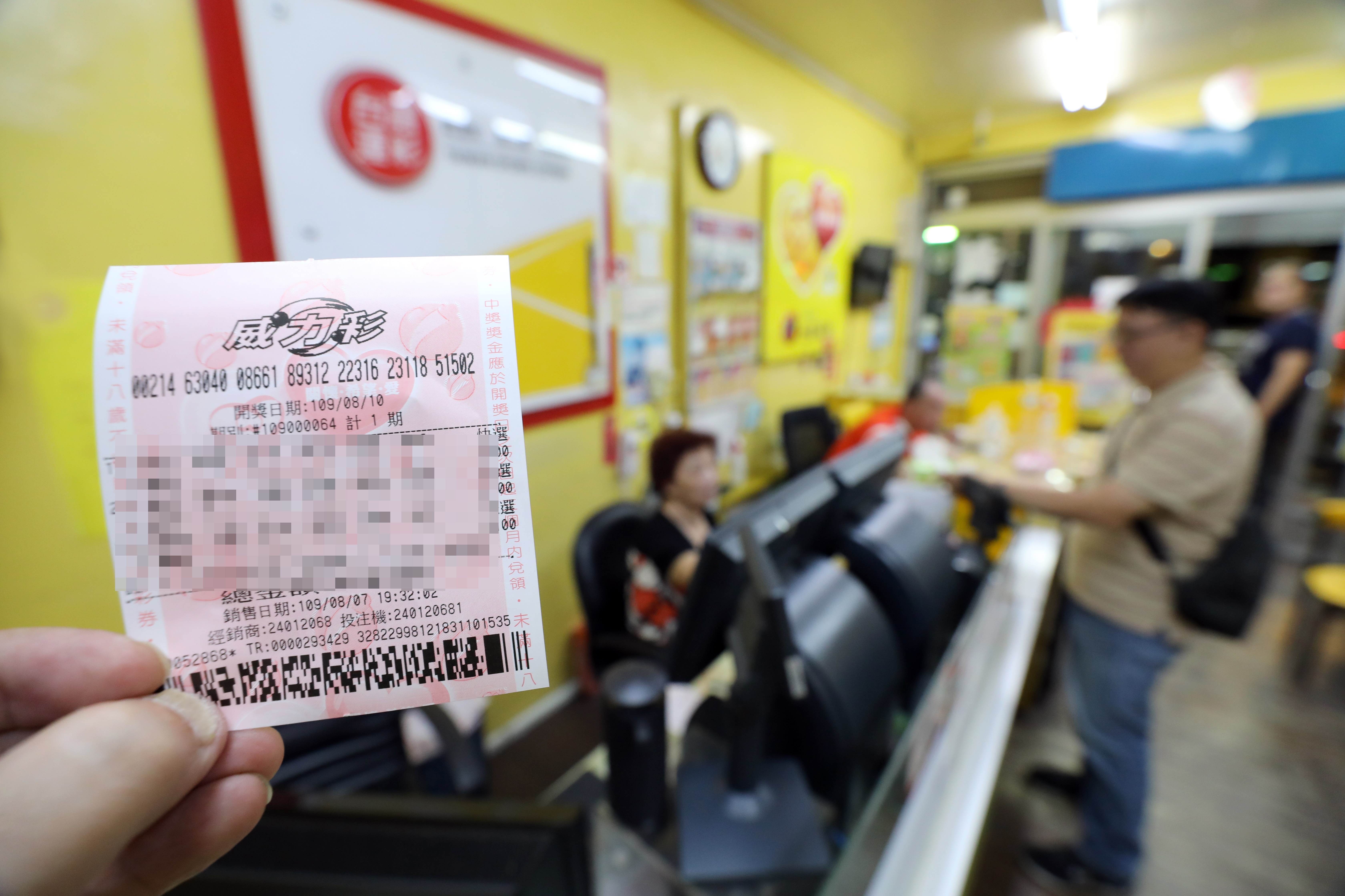 第111013期威力彩頭獎一人獨得，獎落台中大甲。（示意圖，本刊資料照）