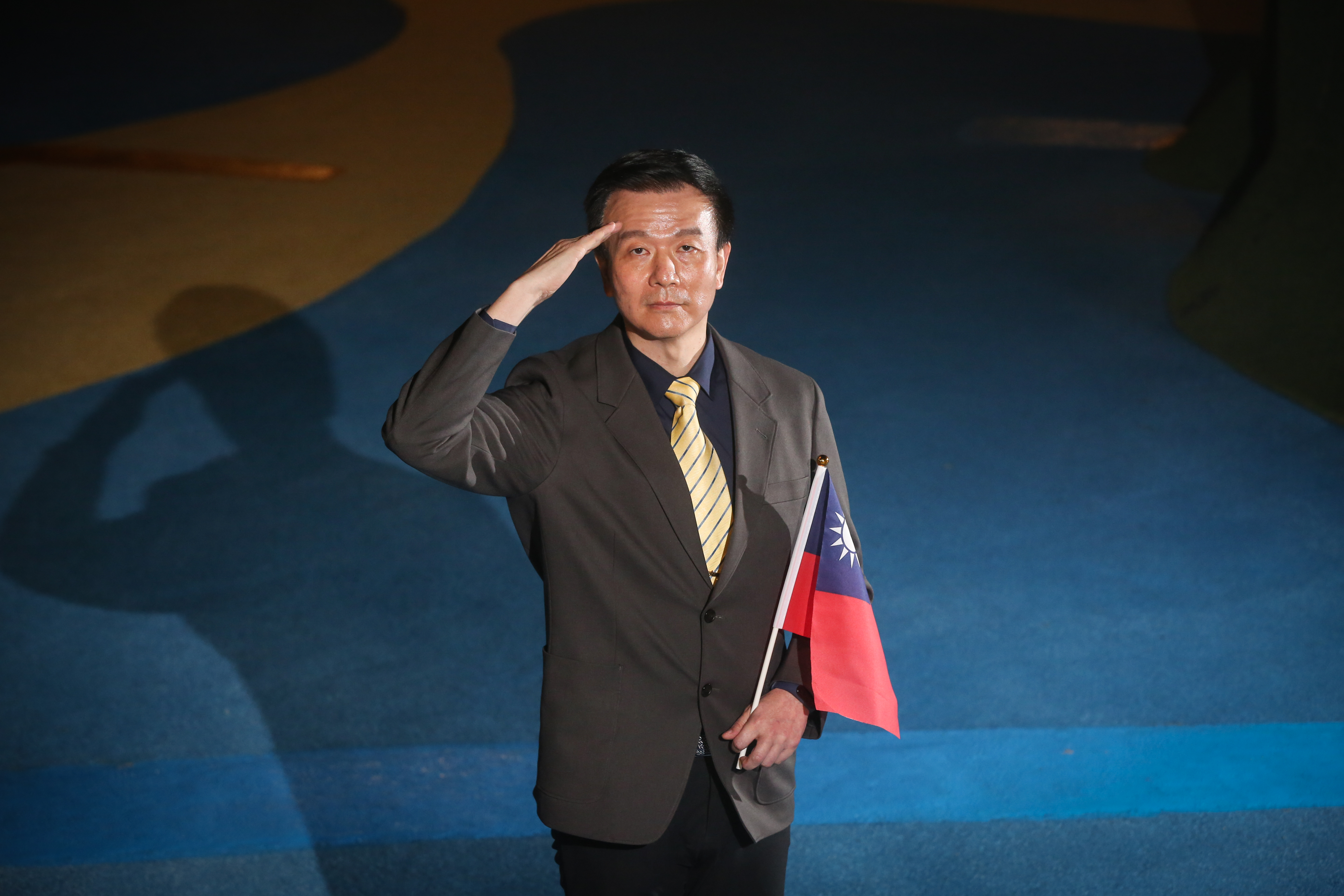 于北辰說自己從來沒變，堅持反共，「我是反共藍，這才是真正的藍。」