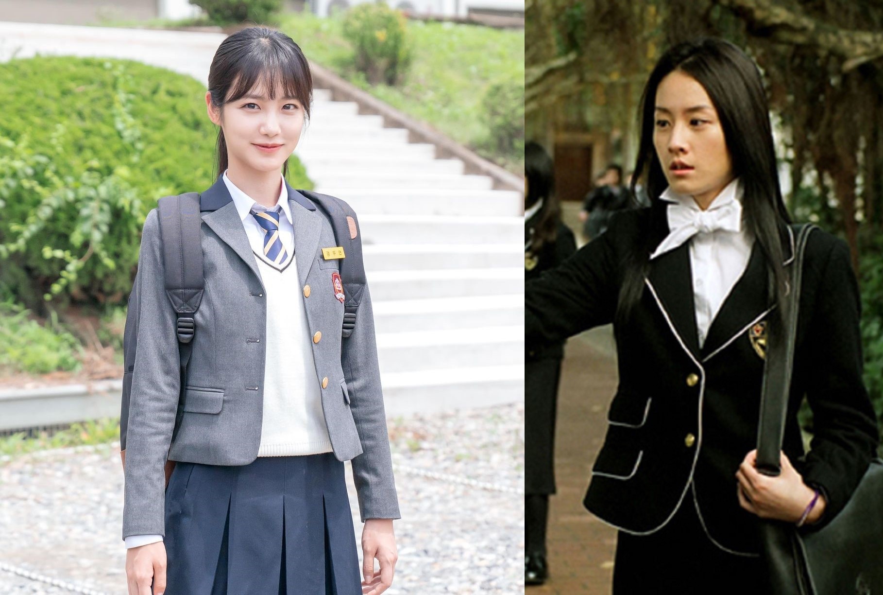 新生代女星辛叡恩（左圖）將在韓版《不能說的秘密》中飾演愷玹的角色「晴依」。（左圖翻攝自辛叡恩Instagram，右圖翻攝自Daum Movie）