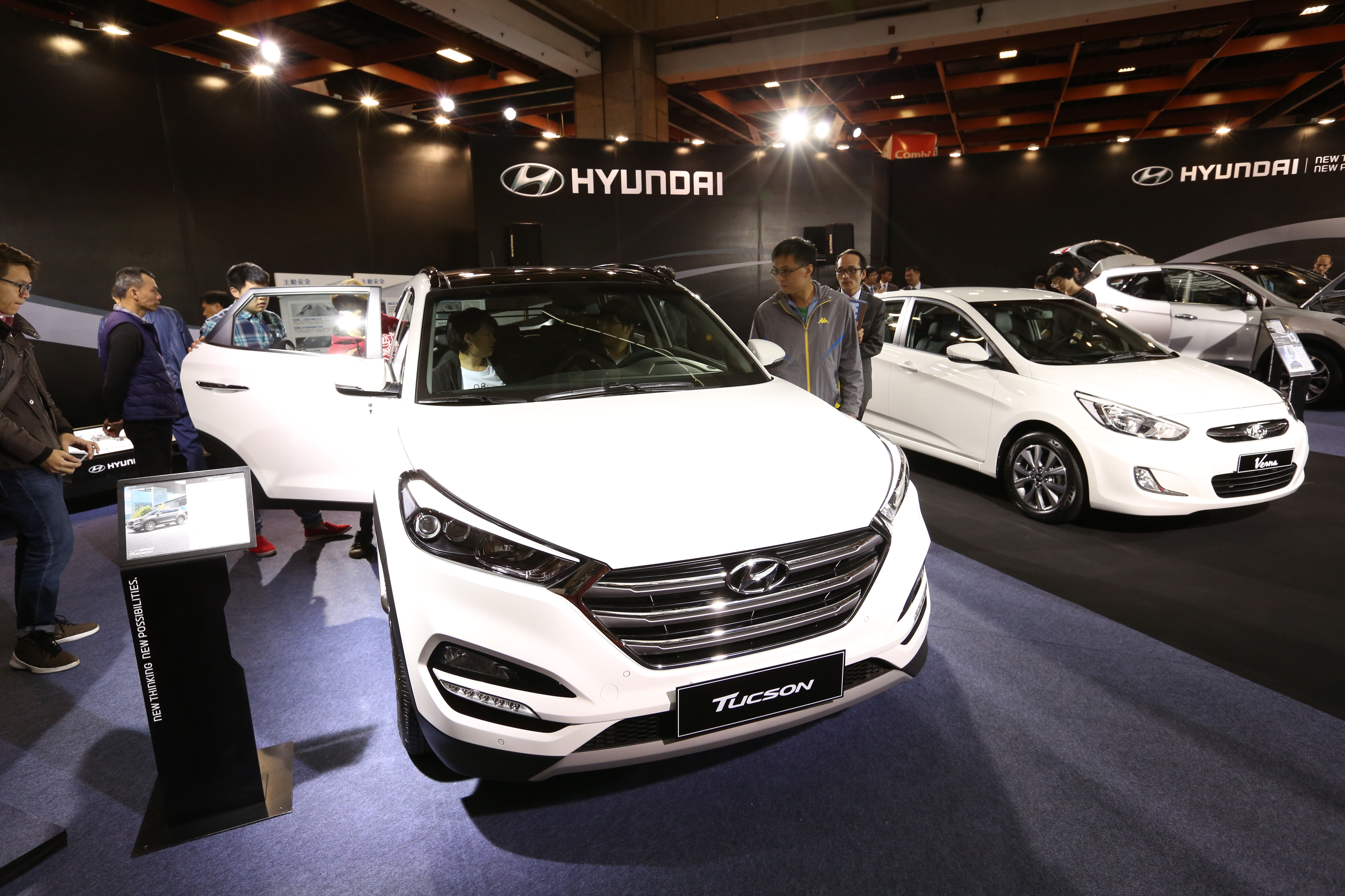 韓系現代靠大改款Hyundai Tucson L加持，新春開出紅盤。（本刊資料照）