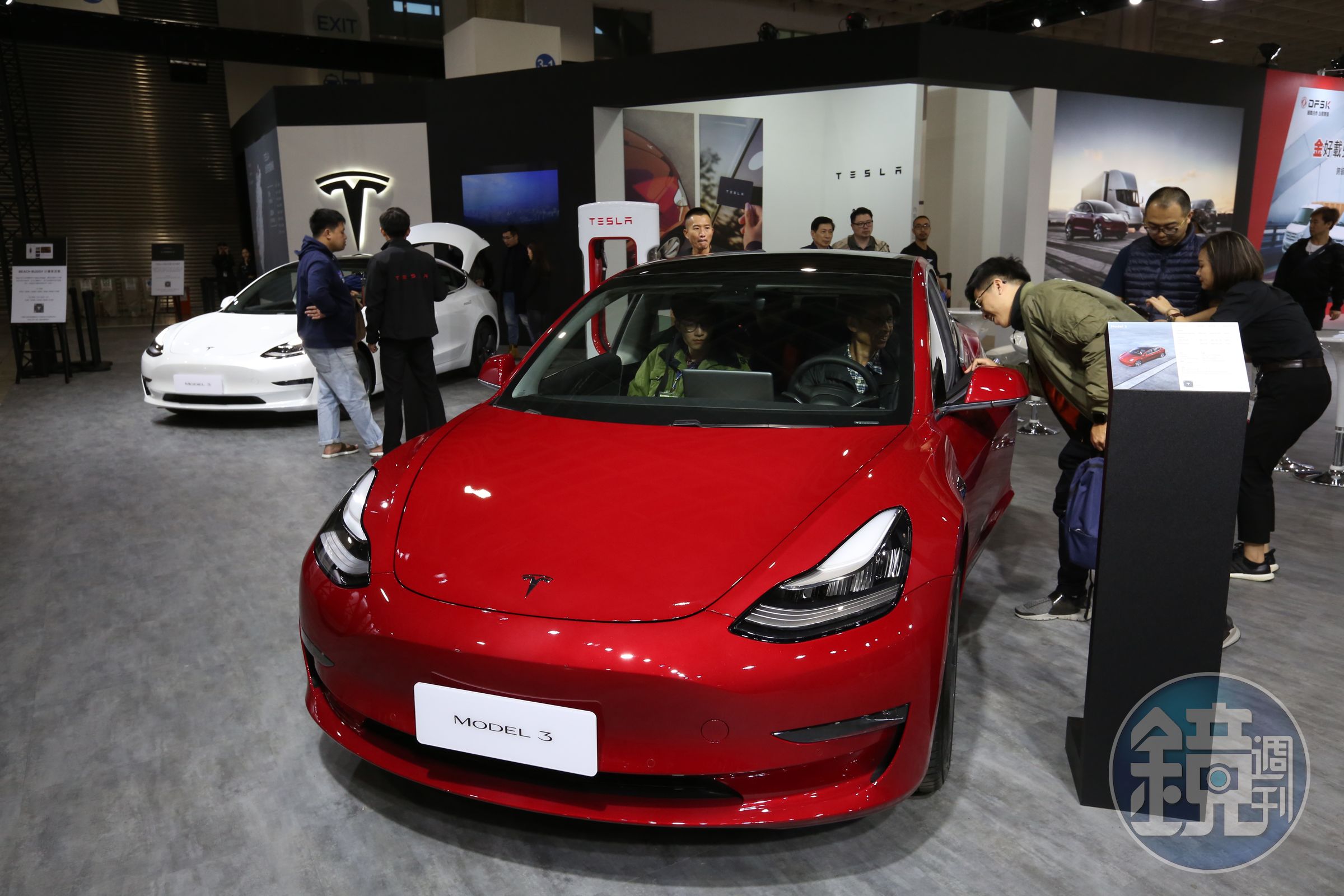 特斯拉1月沒有新車到港，僅交出一台Model 3。（本刊資料照）