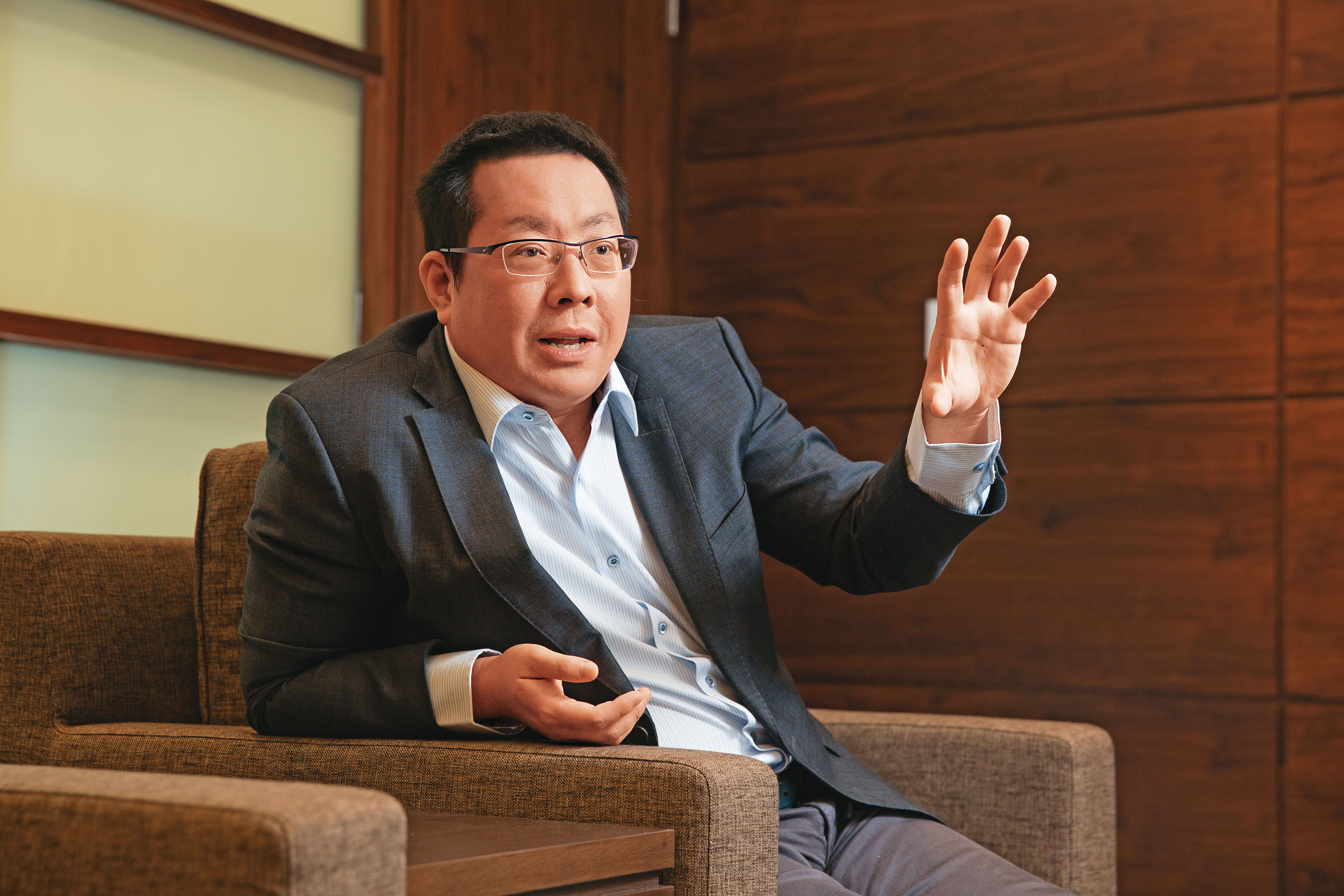 國內疫情再起，吳昕昌表示不會暫緩SKM Park營運腳步。