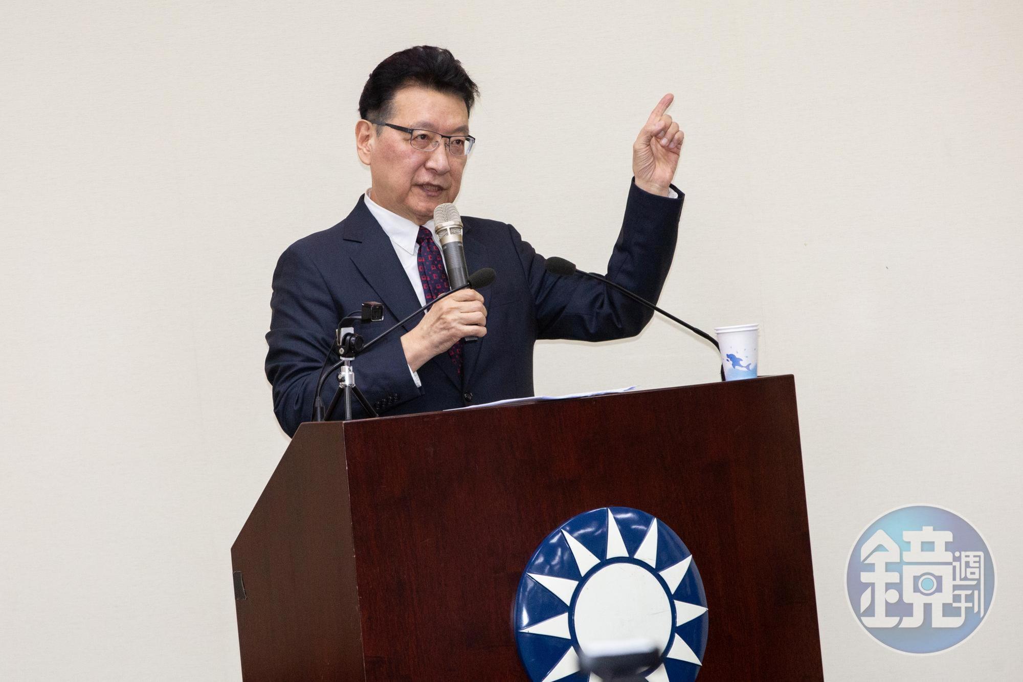 趙少康痛批蔡政府開放核食是強姦民意。（本刊資料照）