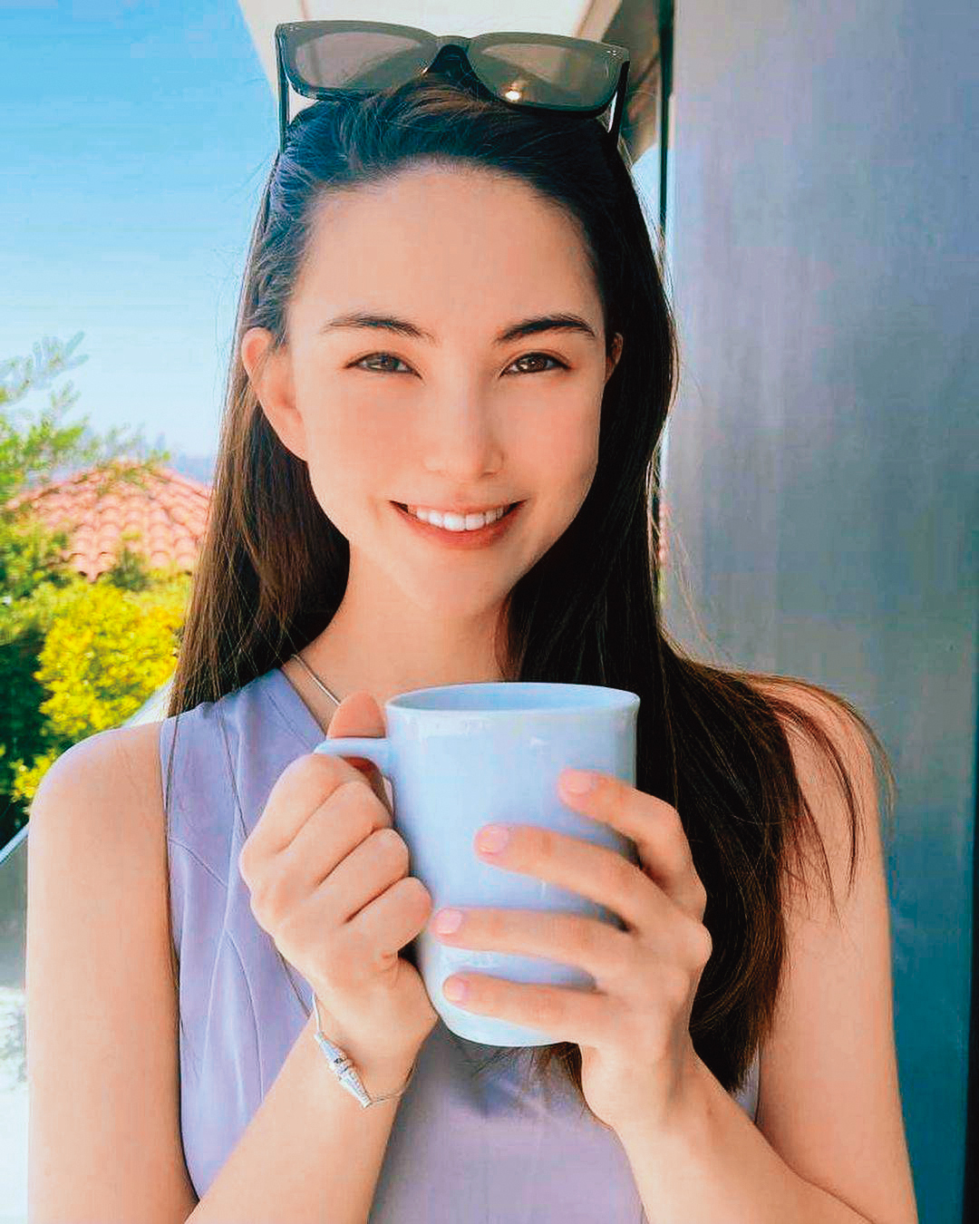 昆凌嘴巴很甜，會稱讚婆婆「好可愛」。（翻攝昆凌IG）