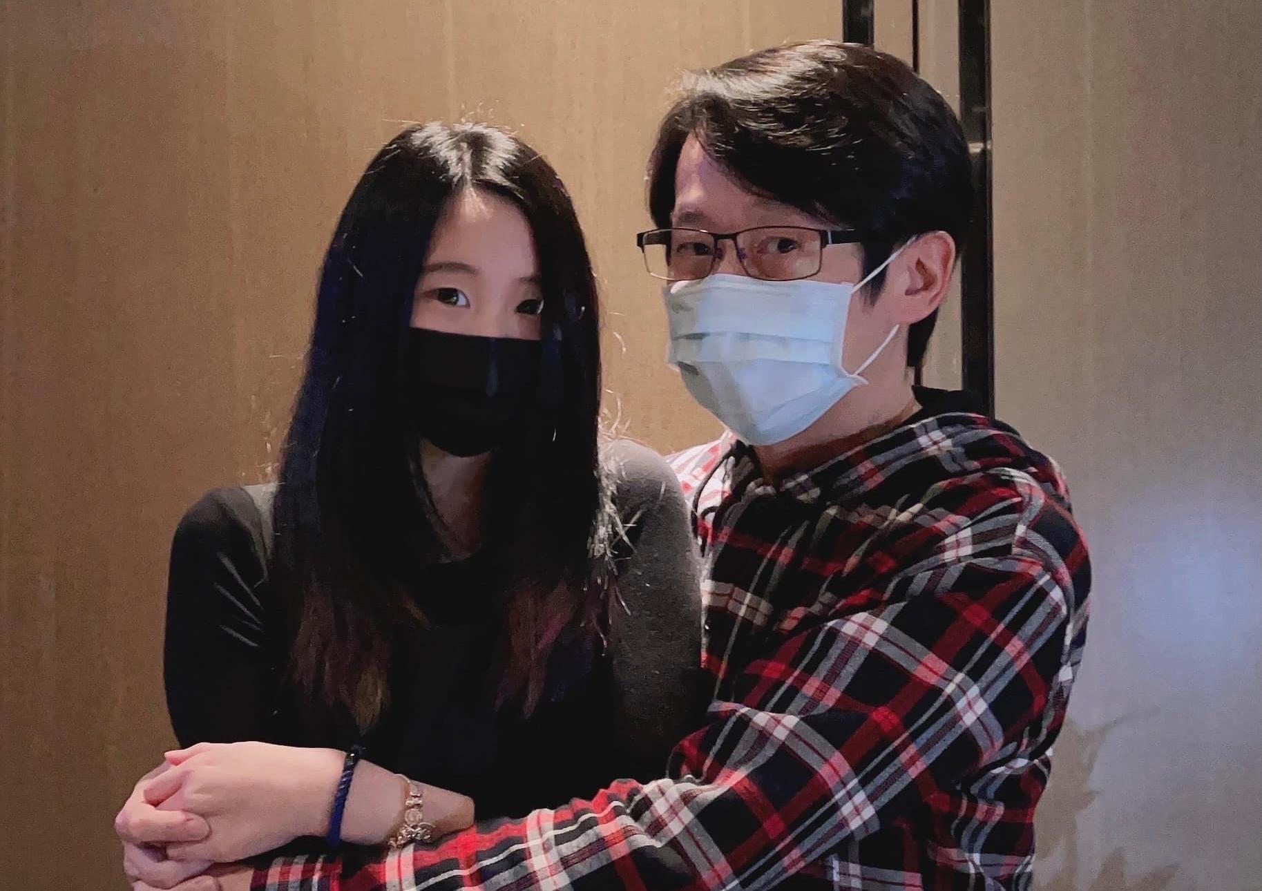 冠佑小女兒「小薔薇」度過13歲生日,已經有171公分。(翻攝自Mayday 冠佑臉書)