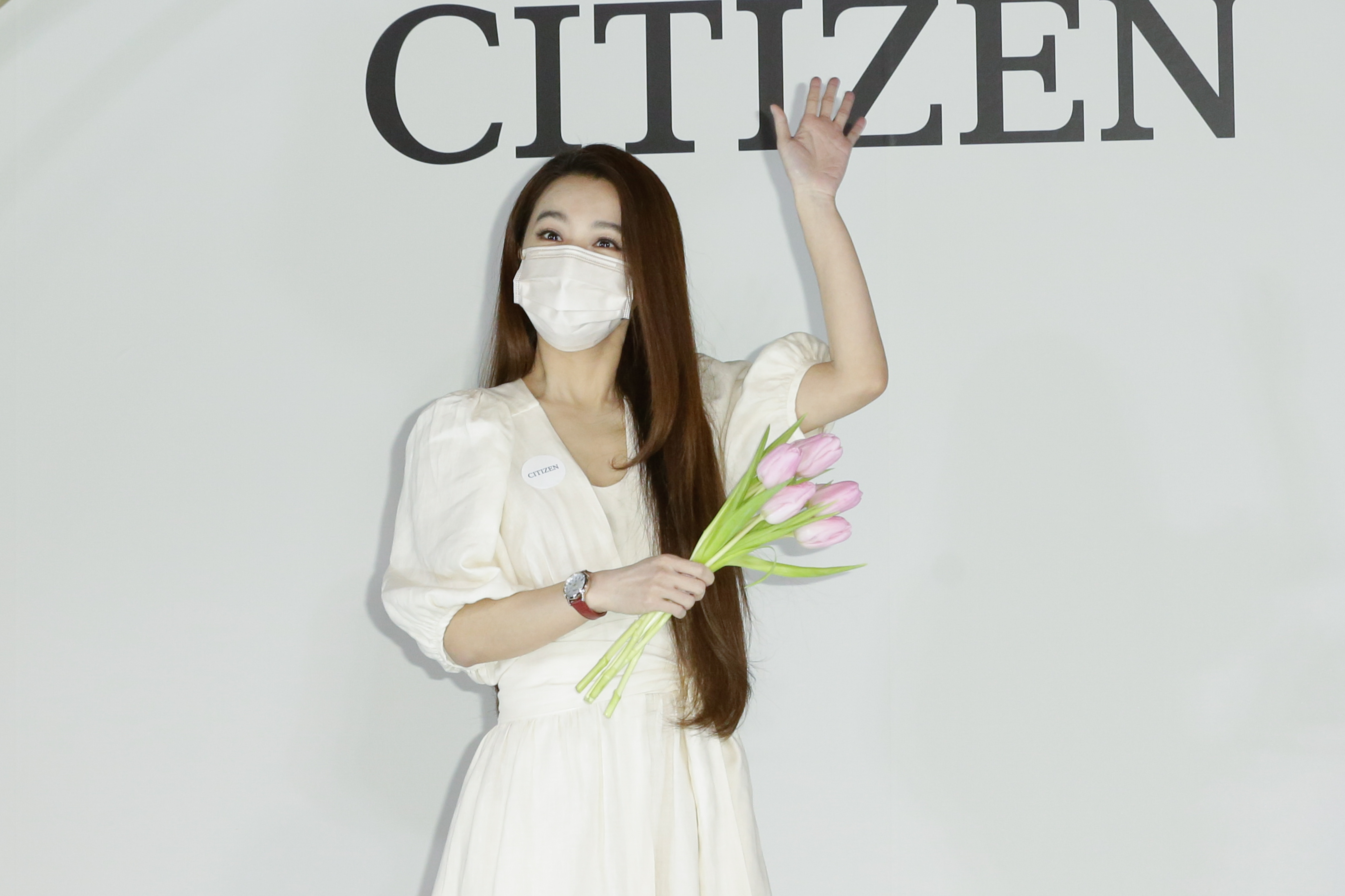 Hebe擔任Citizen台灣代言人多年，開心出席25週年新品記者會。