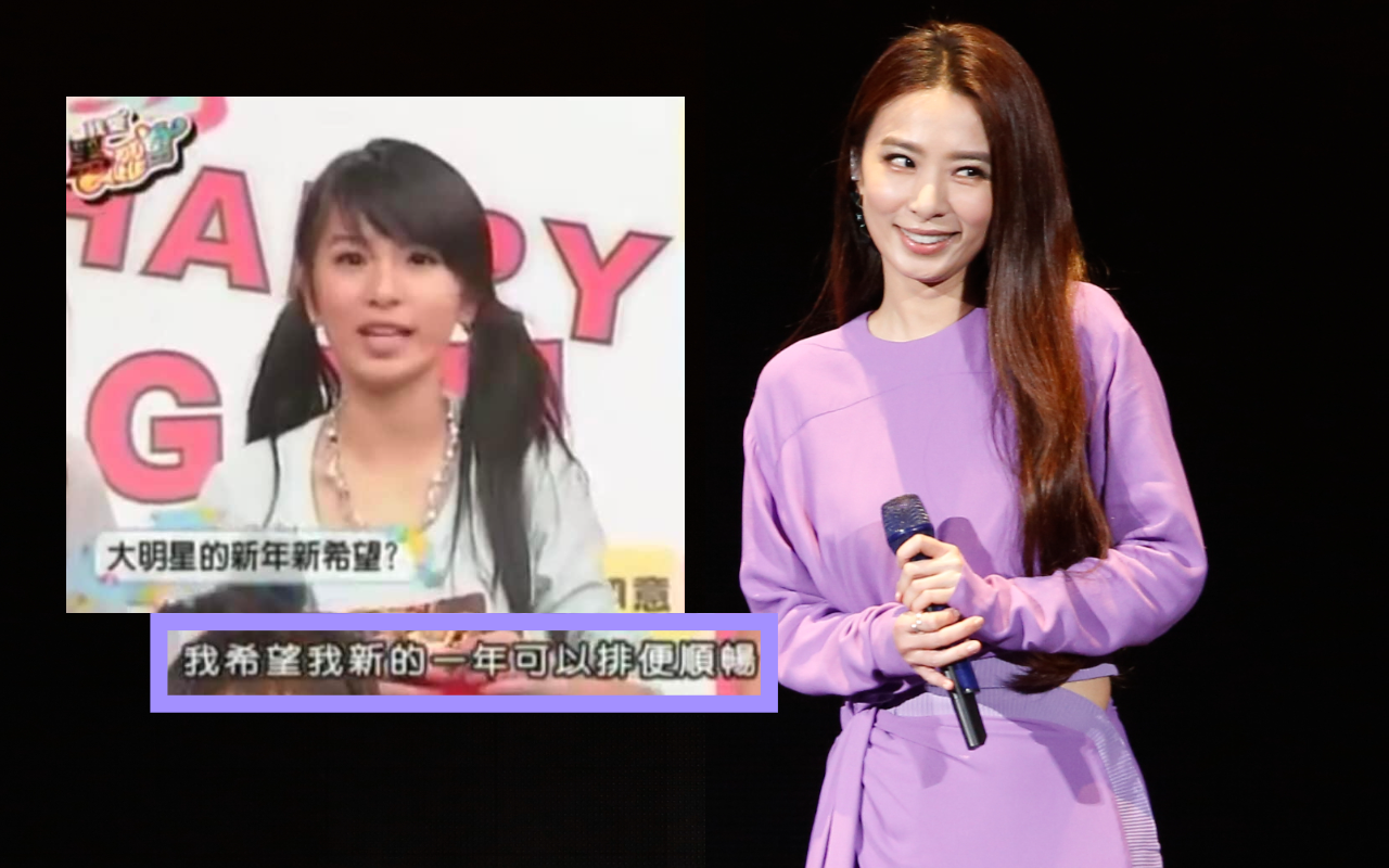 Hebe貴為天后，「排便順暢」曾是她的人生心願。（本刊資料照、翻攝自半調子文青臉書）