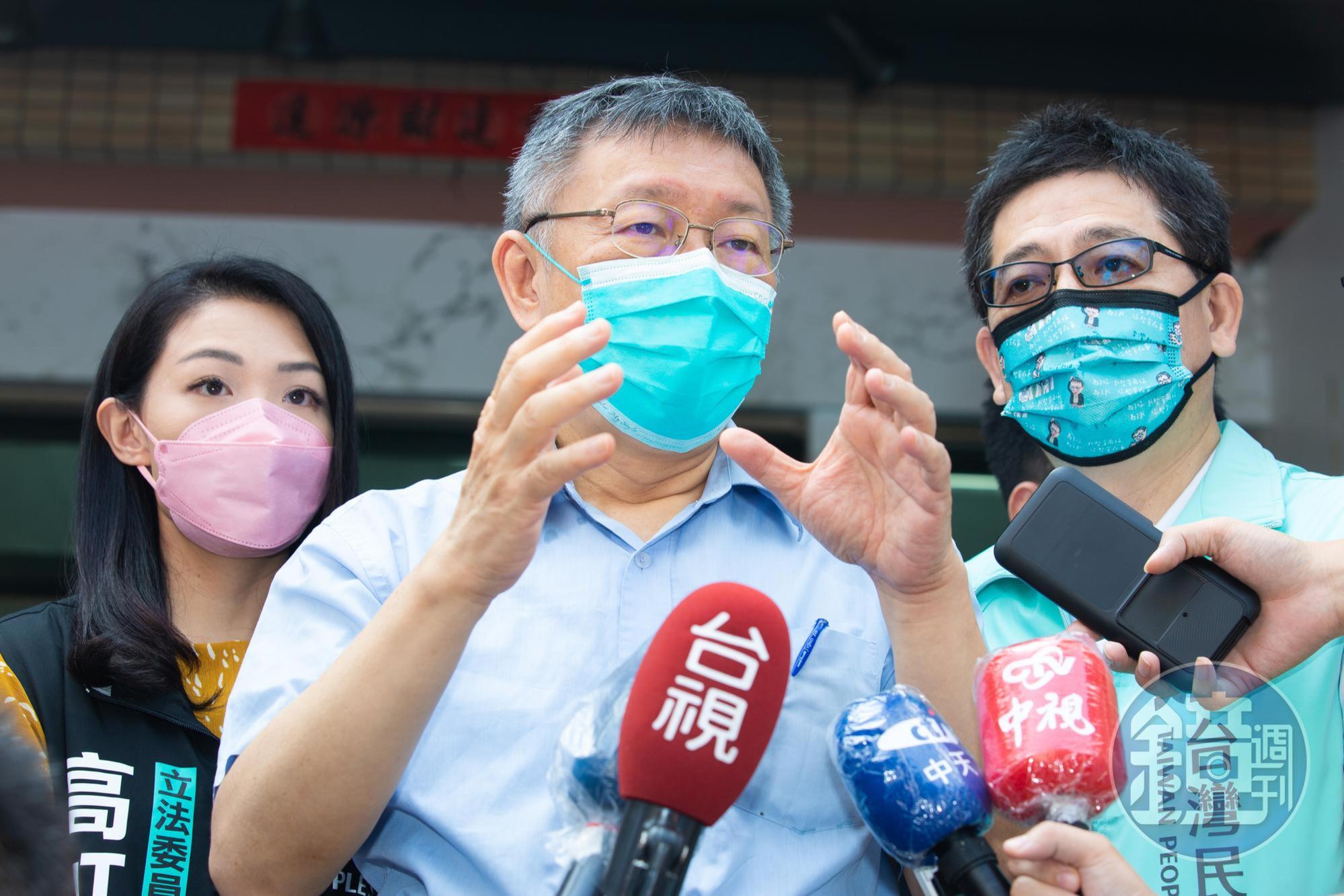 台北市長柯文哲雖不反對福島食品進口，不過也不認為開放進口可幫助台灣加入CPTPP。（本刊資料照）