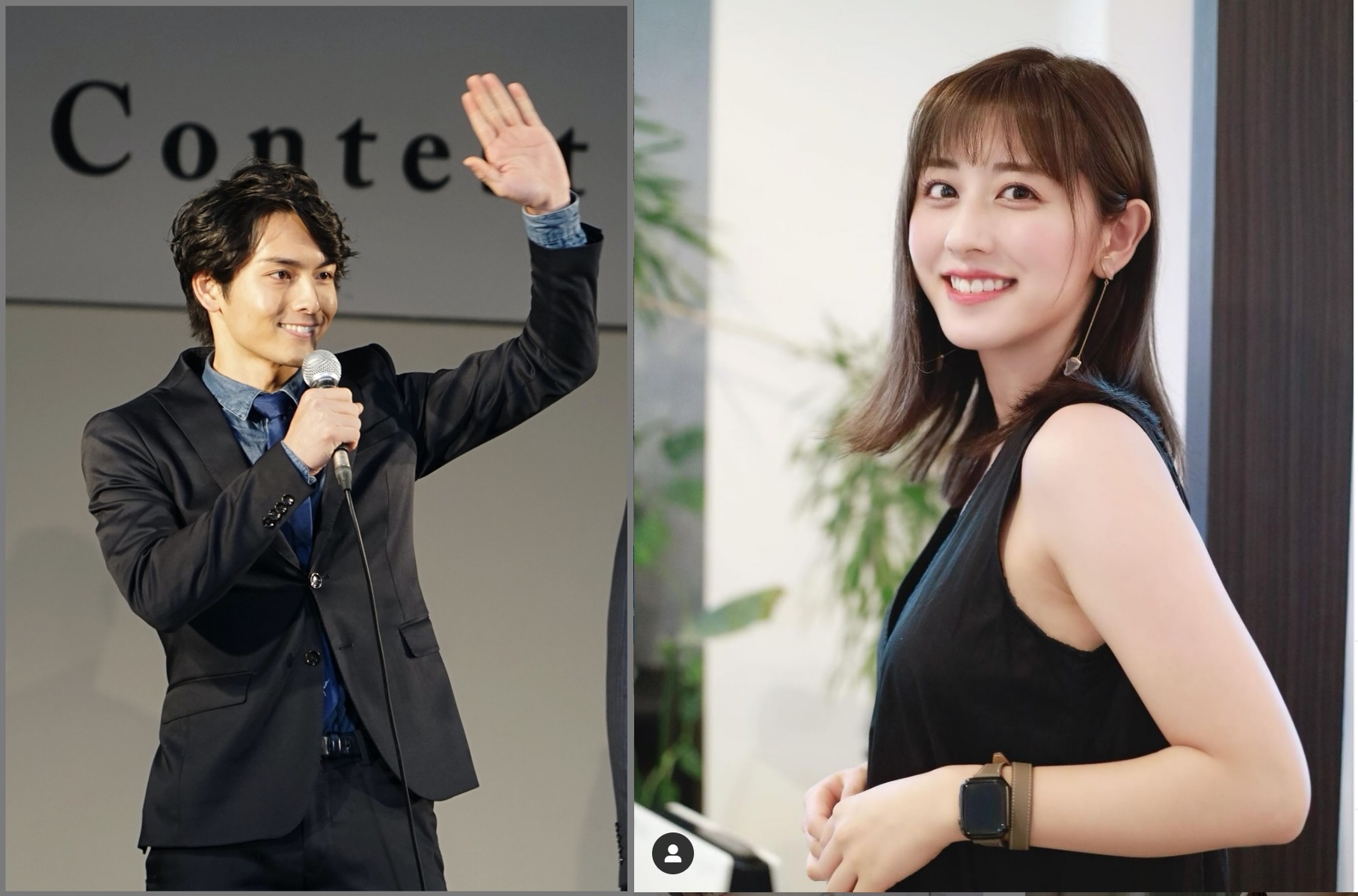 過去齋藤千春曾是小林廣輝的眾多對象之一，如今她已有新歡。（翻攝FLASH、y-yuuminn.com）