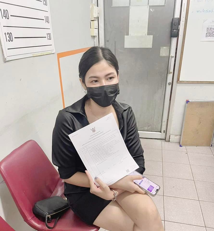 沙埃亞事發後馬上去報警。（翻攝自Pareploy Saeaia臉書）