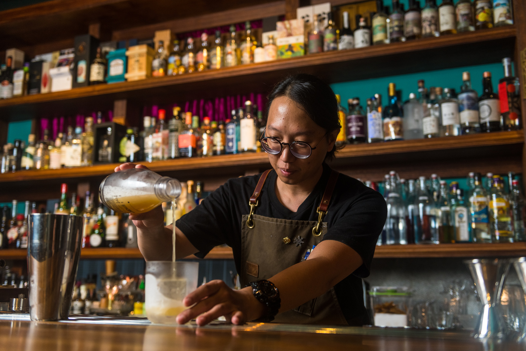 台南Bar Home高水準的調酒，讓每晚總是一位難求。