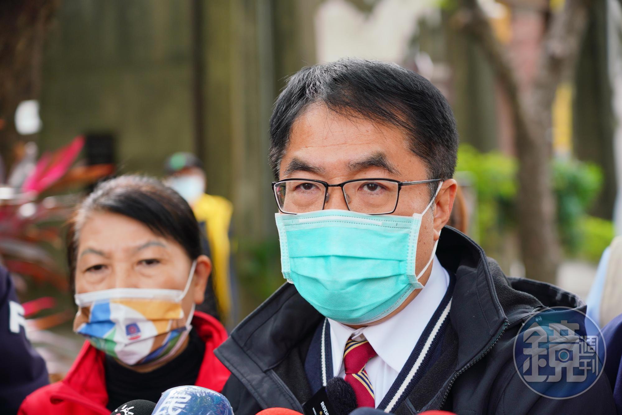 台南市長黃偉哲將在今上午11時20分召開防疫記者會,說明最新情況。