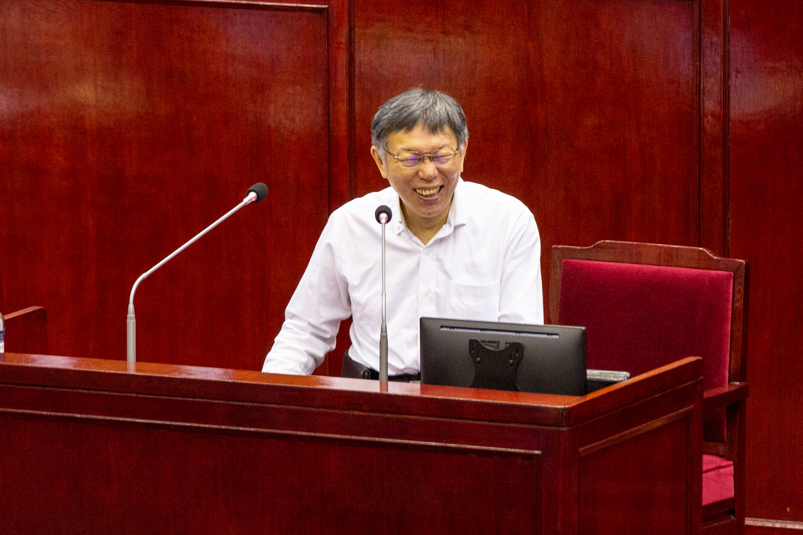 台北市長柯文哲表示，萊豬中央、部會不同調「太好笑了」。（本刊資料照）