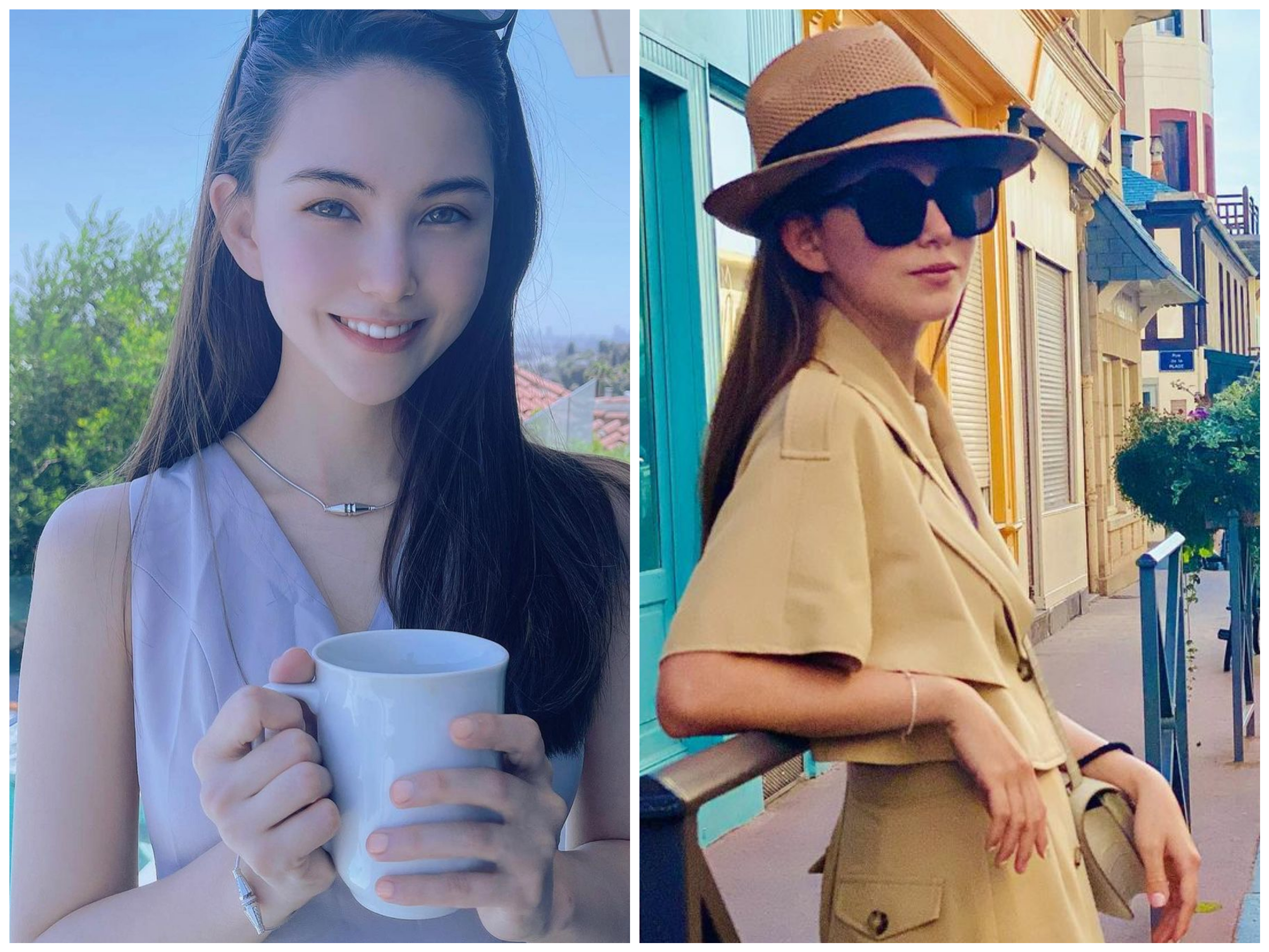 昆凌去年6月後在IG分享的照片，看起來背景都不在台灣。