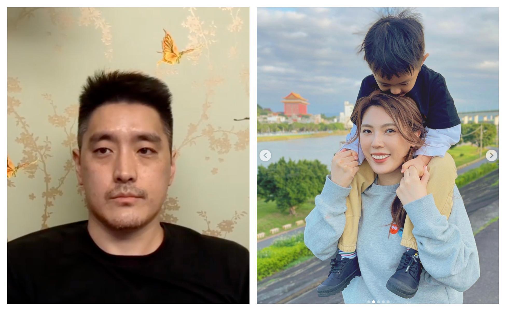 理科先生（左圖）悲傷離台，前妻理科太太（右圖）繼續跟兒子留在台灣。（翻攝理科先生、理科太太IG）