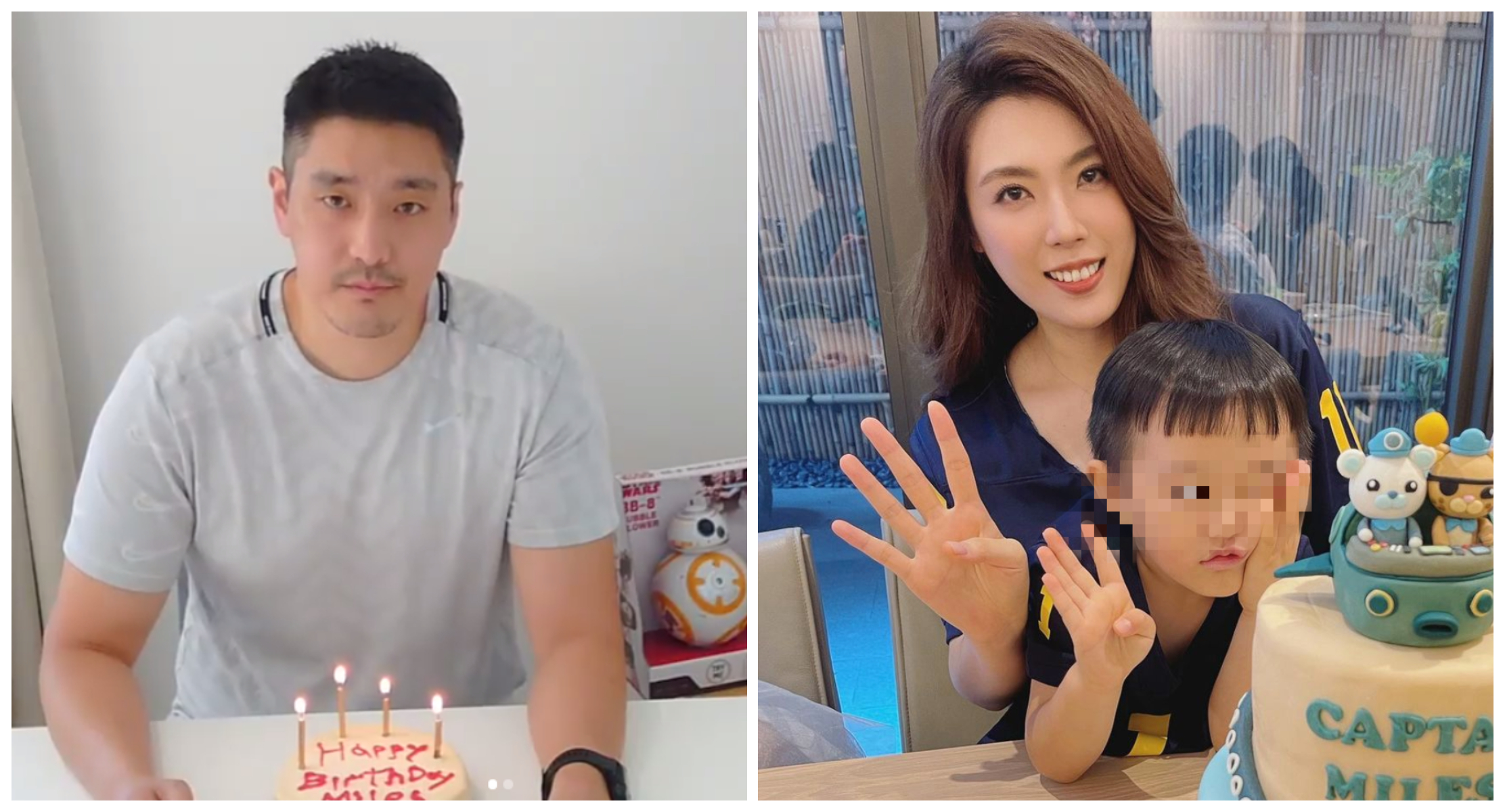 理科先生(左圖)即將離台,理科太太(右圖)發出3點聲明回應。(翻攝理科先生、理科太太IG)