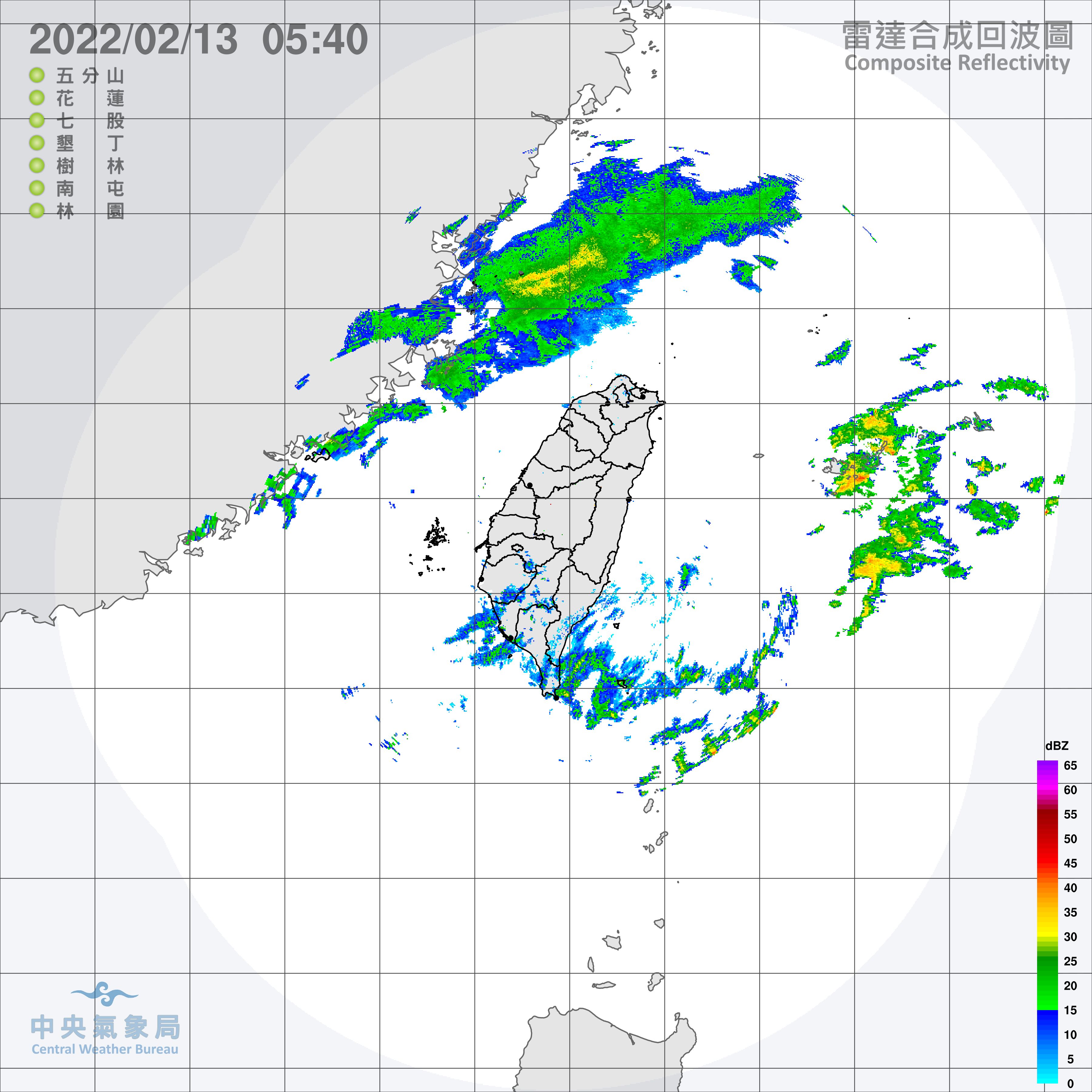 鋒面將報到,全台轉濕冷。(氣象局)