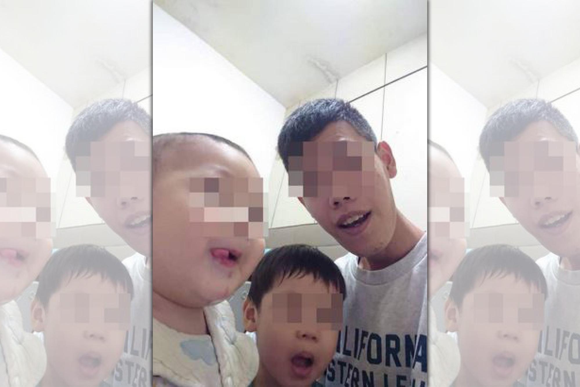 殺害兩子跳樓自殺的蕭姓上兵，今天上午也宣告不治。（翻攝自臉書）