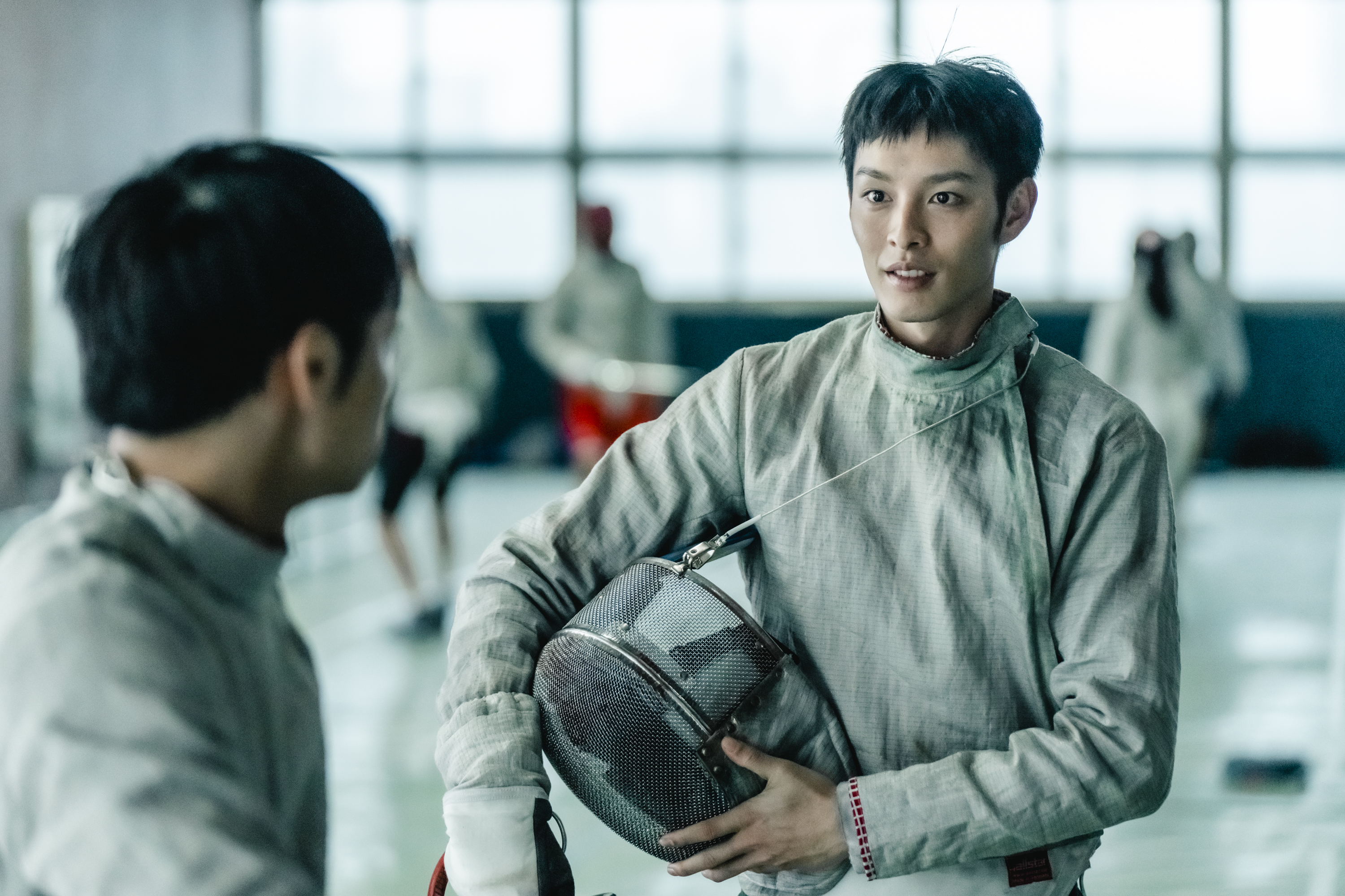 曹佑寧再度在作品裡扮演運動選手，這次的運動是擊劍。（台北市影委會提供）