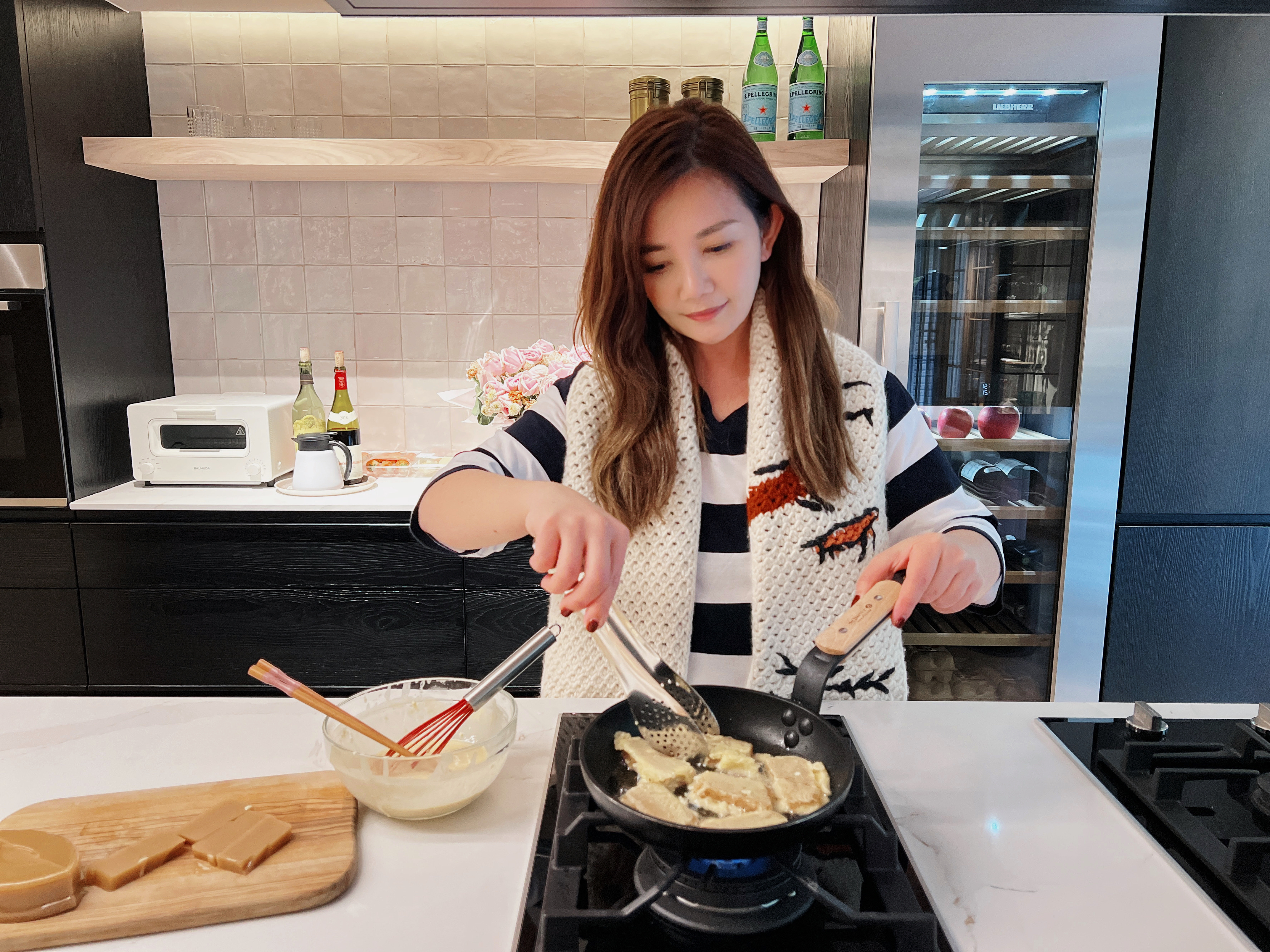 梁靜茹有一身好廚藝，這多少來自媽媽的遺傳。（超級圓頂提供）