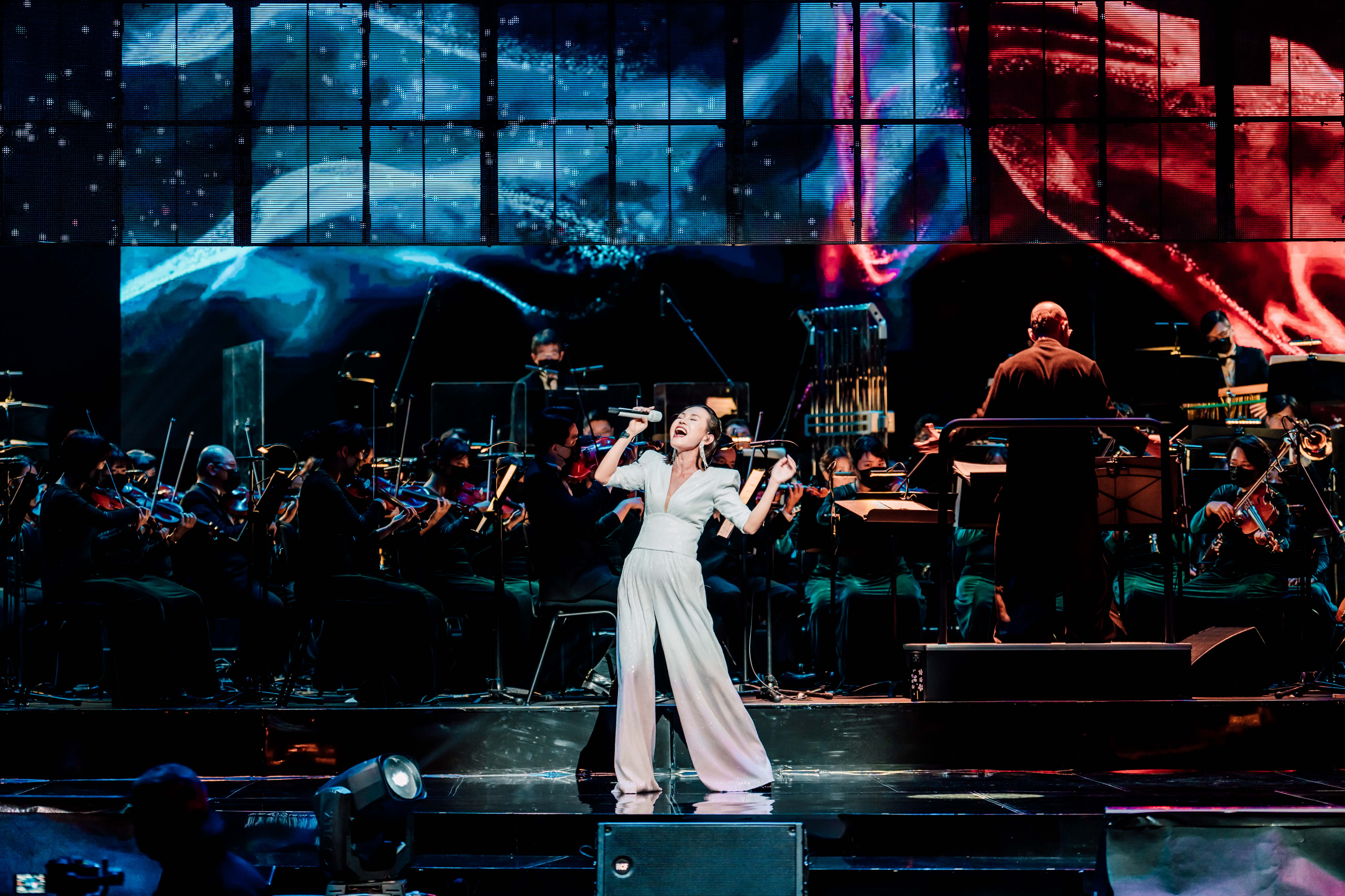 彭佳慧一連兩天登上高雄衛武營歌劇院開唱。（衛武營國家藝術文化中心提供）