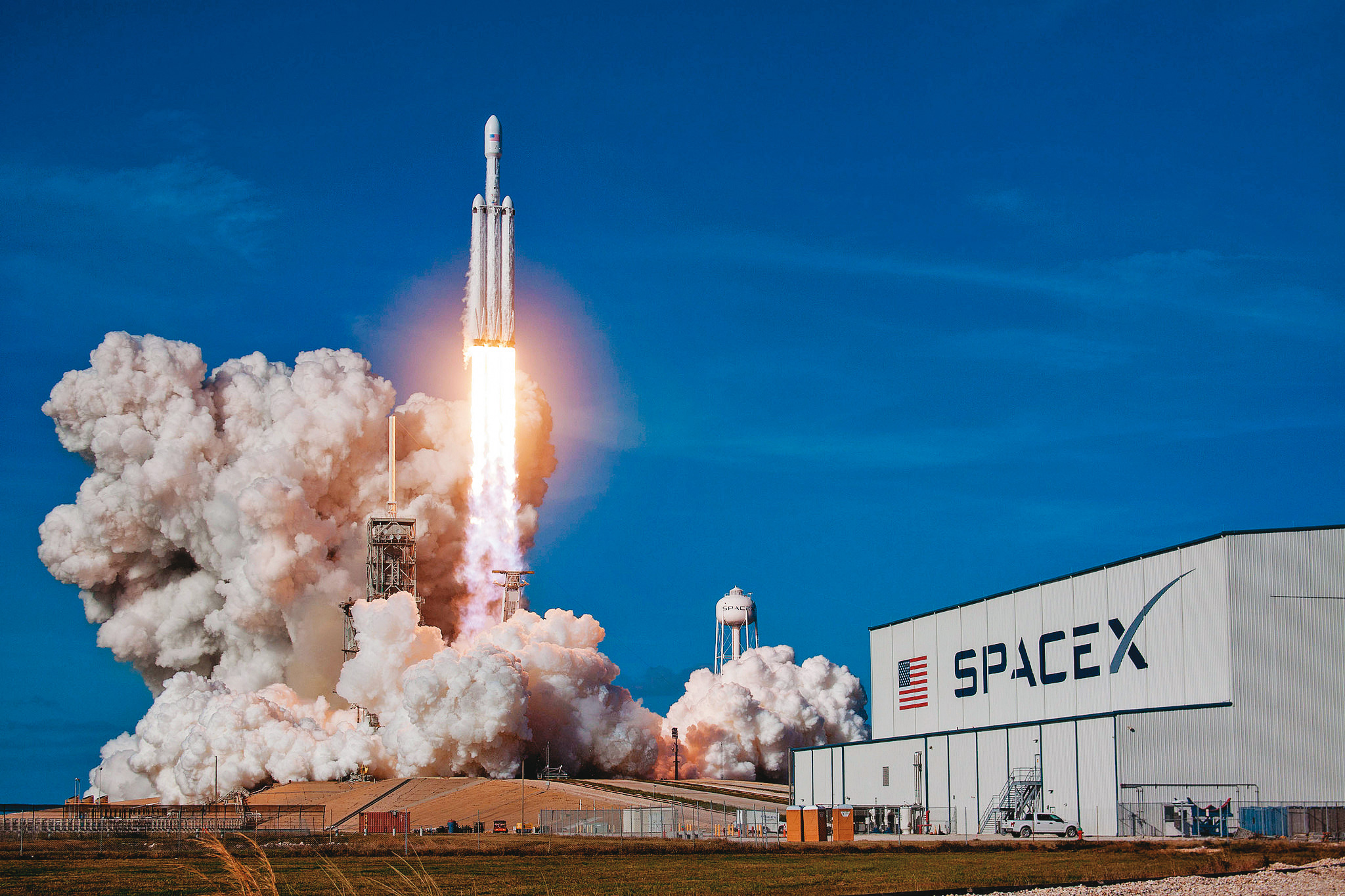馬斯克旗下的太空公司SpaceX，積極將星鏈衛星發射升空。（圖片來源：Space X Flickr）