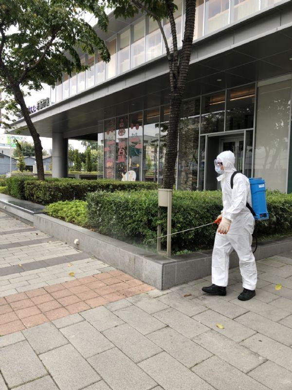 台南市已針對相關足跡進行清消。(台南市府提供)