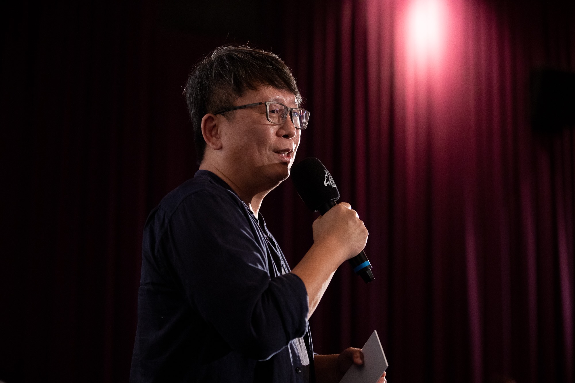 《愛別離苦》是楊力州第10部紀錄長片，於2020年金馬影展舉行世界首映，他也出席映後座談分享拍片甘苦。  （翻攝自金馬影展粉絲專頁）