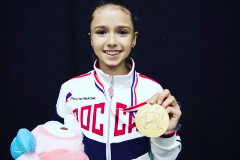 國際體育仲裁法庭宣布俄羅斯15歲天才花滑少女瓦莉娃可繼續參賽。(翻攝Kamila Valieva Instagram)