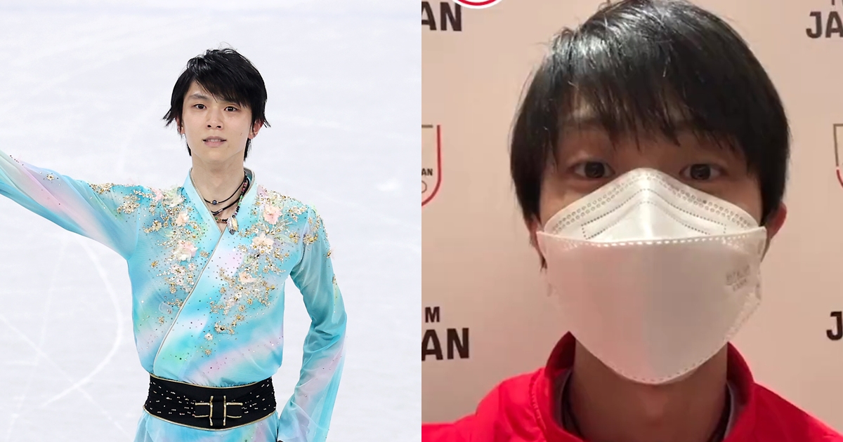 日本花滑王子羽生結弦表示想繼續滑下去。（翻攝自推特@gorin、@Japan_Olympic）