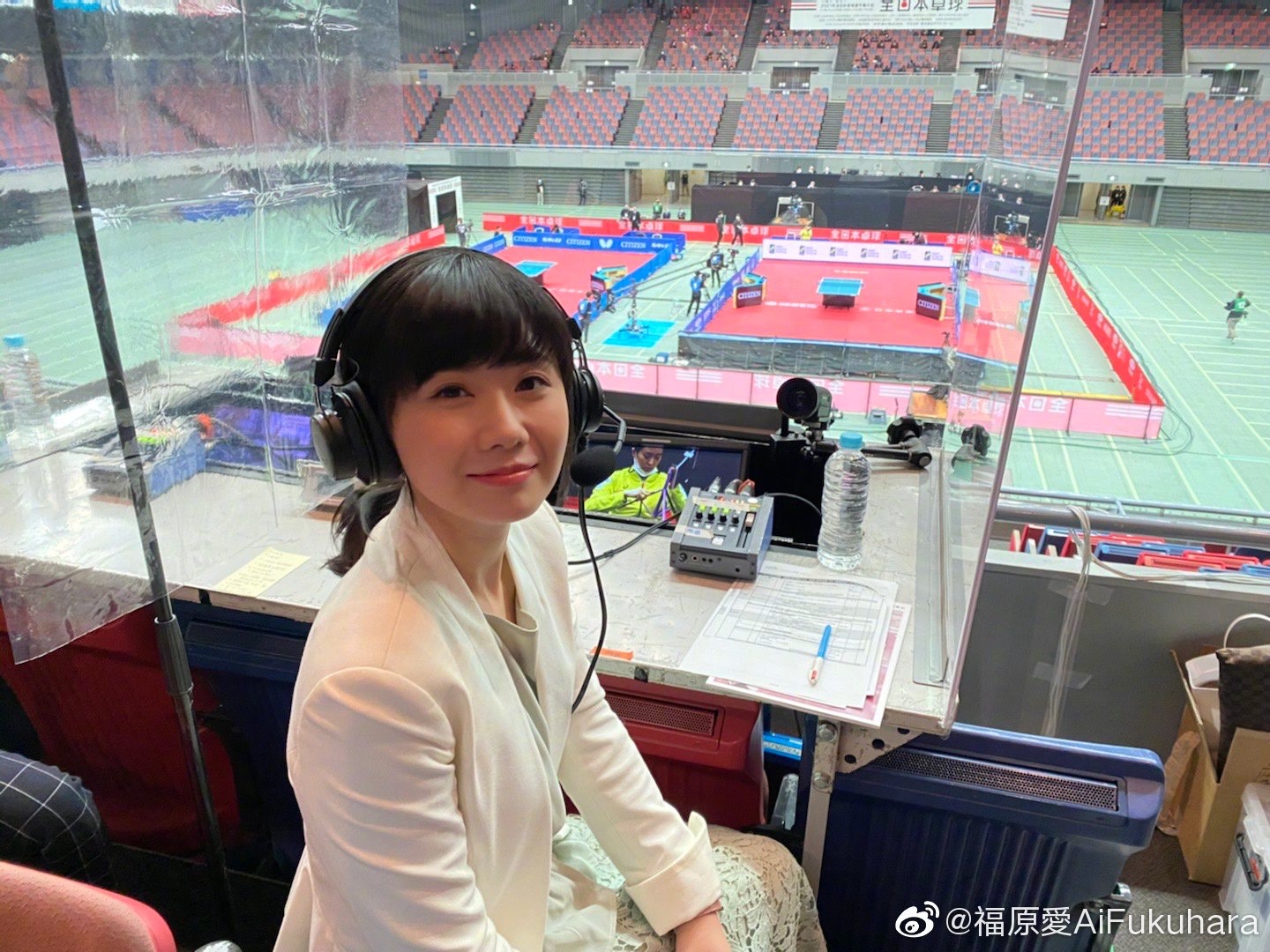 福原愛與江宏傑離婚後，與已婚橫濱男相戀。（翻攝自福原愛微博）