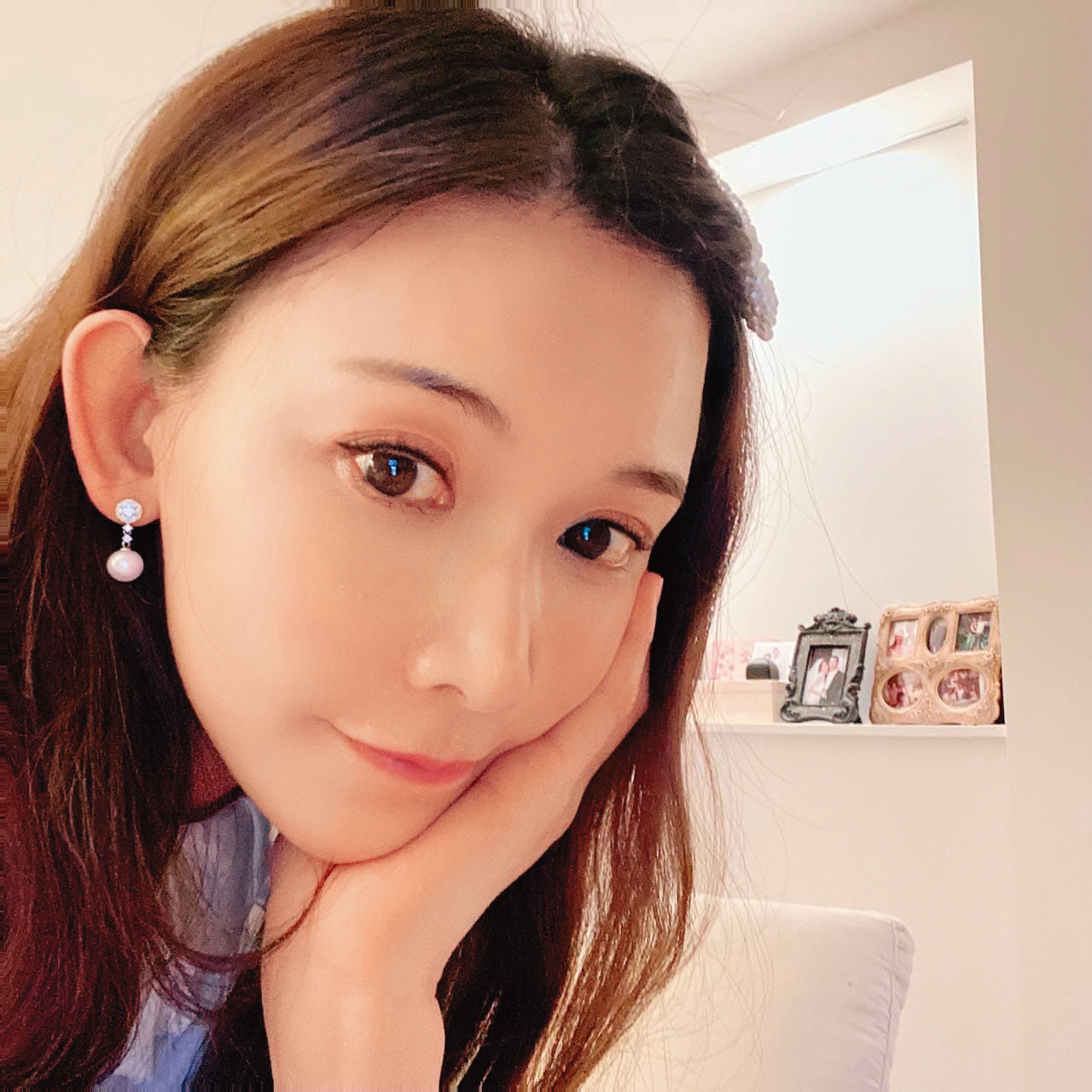 林志玲閃婚有一說是為了健康出狀況的母親沖喜，年前更喜獲麟兒。（翻攝林志玲臉書）