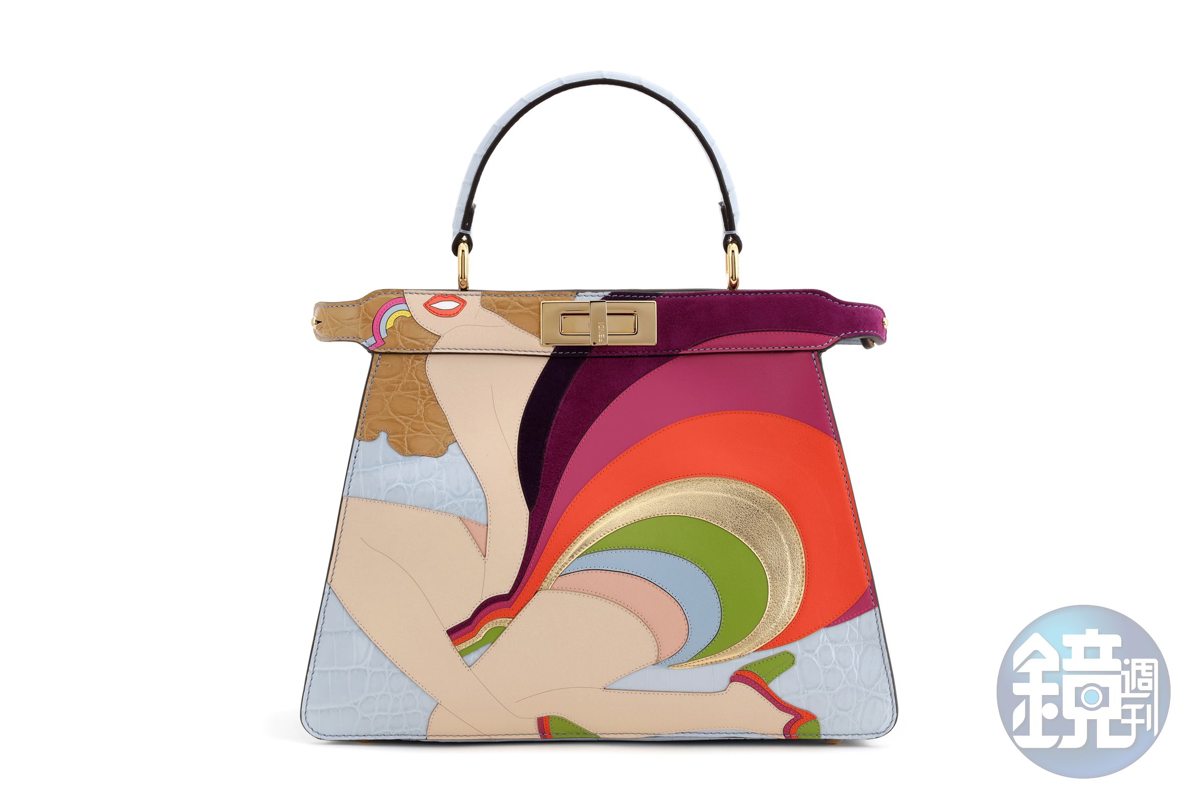 FENDI x Antonio Lopezt多彩Peekaboo ISeeU Medium。NT$205,000（FENDI提供）