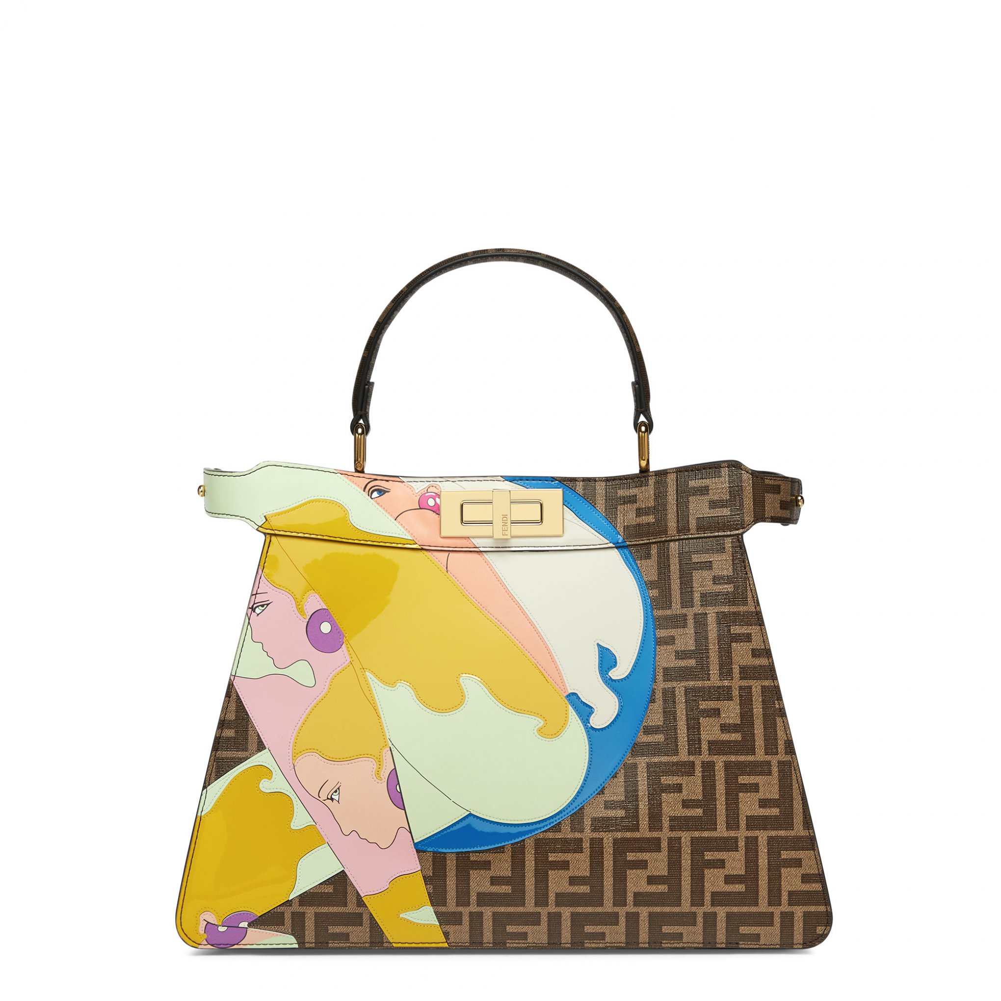 FENDI x Antonio Lopezt FF LOGO Peekaboo ISeeU Medium。NT$205,000（FENDI提供）
