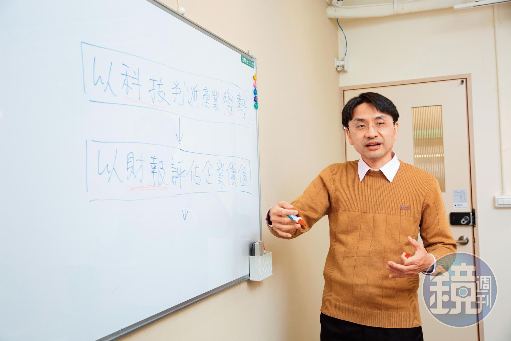 工程師出身的曲博,投資看重產業趨勢,標的一抱就是3、5年。