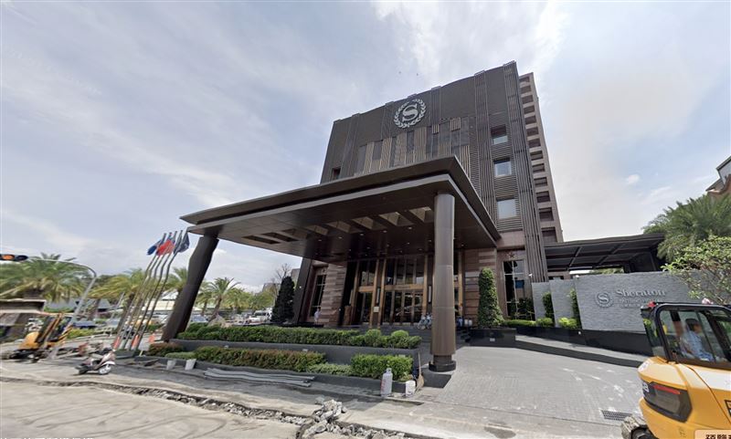 台東縣16日晚間傳出桂田飯店有確診足跡。（翻攝自Google MAP）