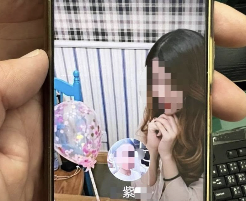 王姓男子在網路上認識「老婆」小紫，根本是詐欺集團成員，警方及時阻詐，讓他保住28萬元。（警方提供）