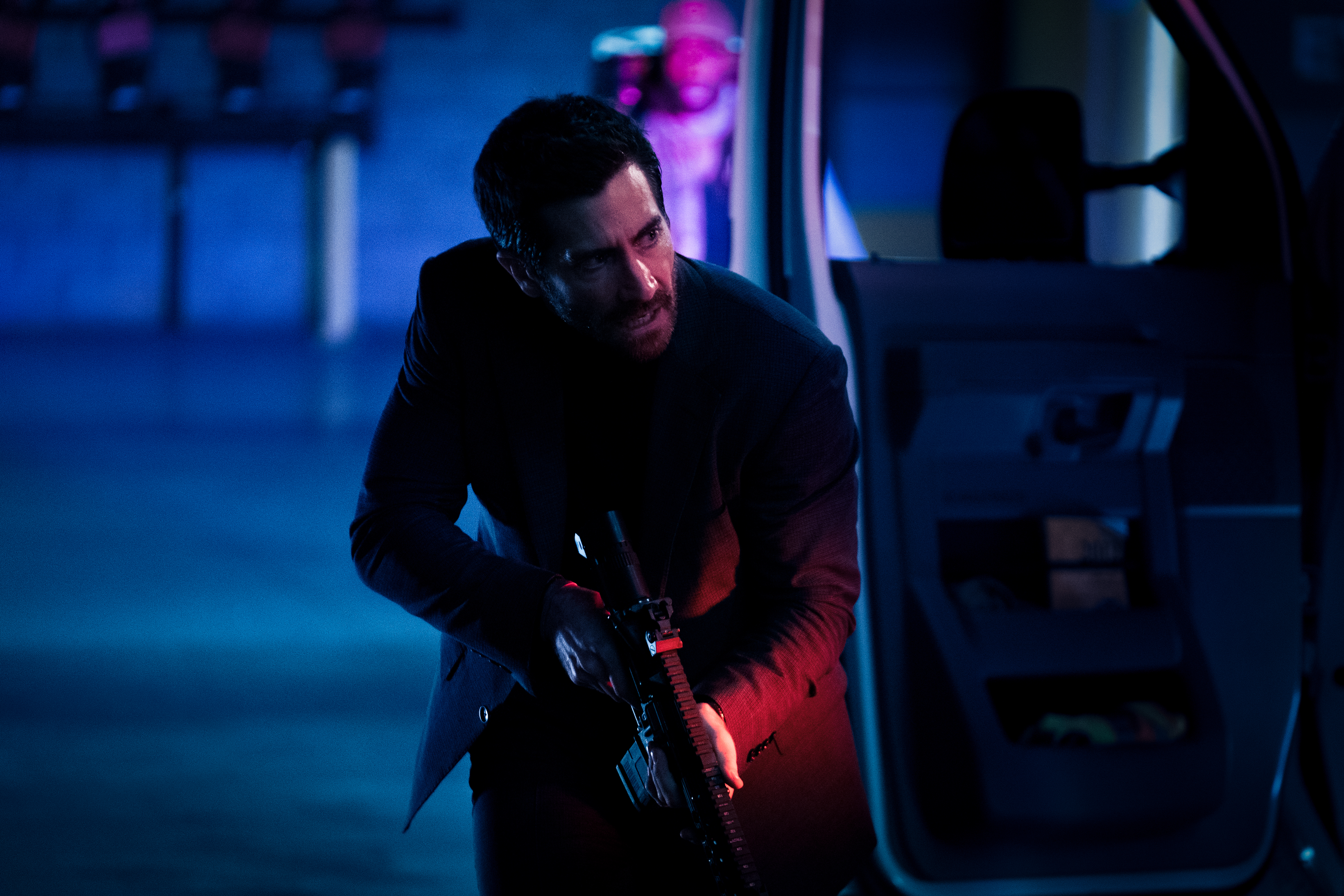 傑克葛倫霍4月就會推出新片《劫命救護》，因此對於大家如何笑他，一點都不在乎。（UIP提供）