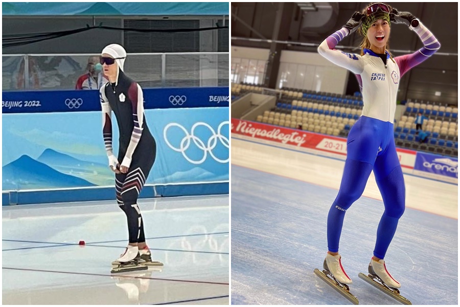 黃錦龍才公開替女兒抱屈，稱黃郁婷受爭議影響冬奧期間「幾乎沒食欲」，馬上遭網友打臉。（中華奧會提供、翻攝自黃郁婷IG）