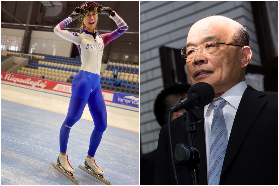 黃郁婷因在冬奧練習時穿中國隊服，引起爭議，蘇揆要求調查並為適當處分。（翻攝自Yu-Ting Huang 黃郁婷臉書、本刊資料照）